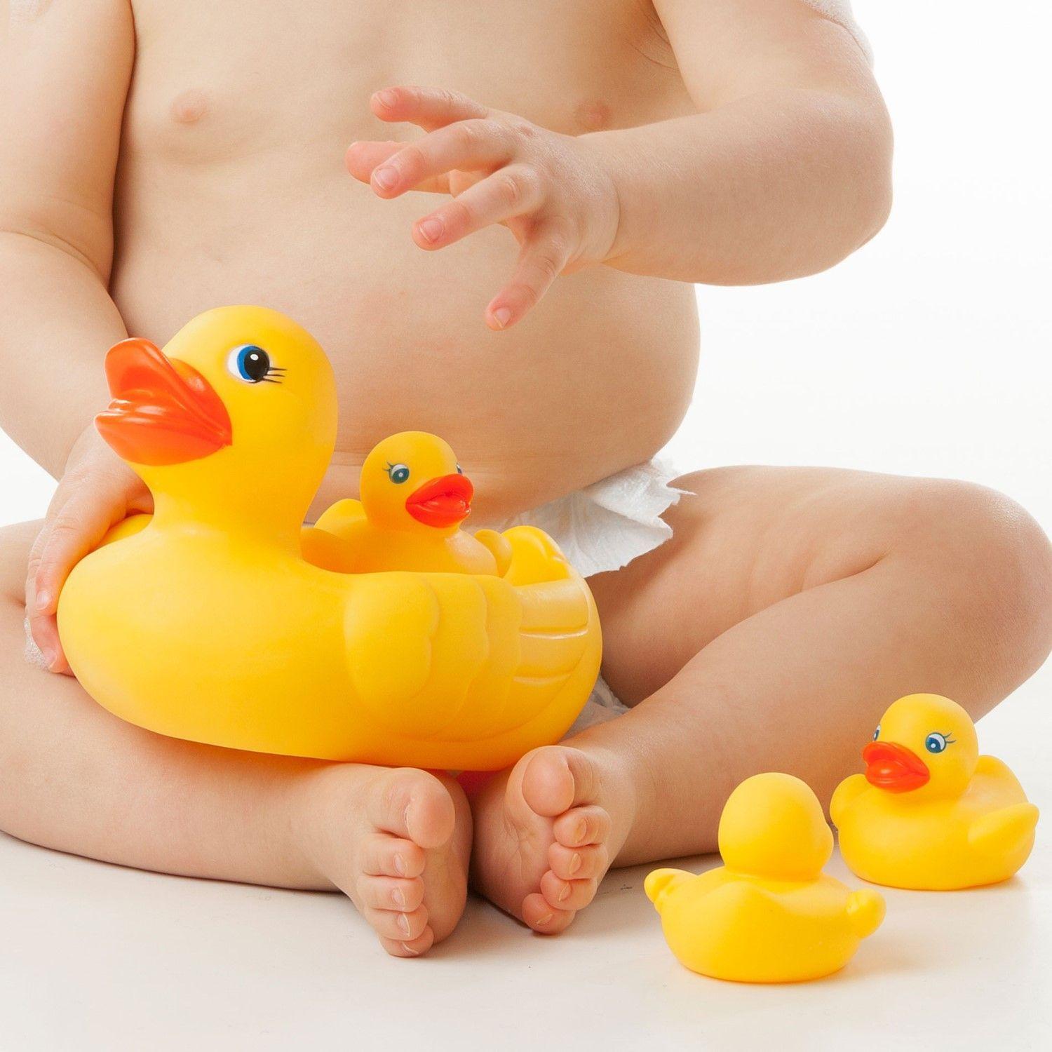 Set Juego De Baño Familia De Patitos Playgro-6