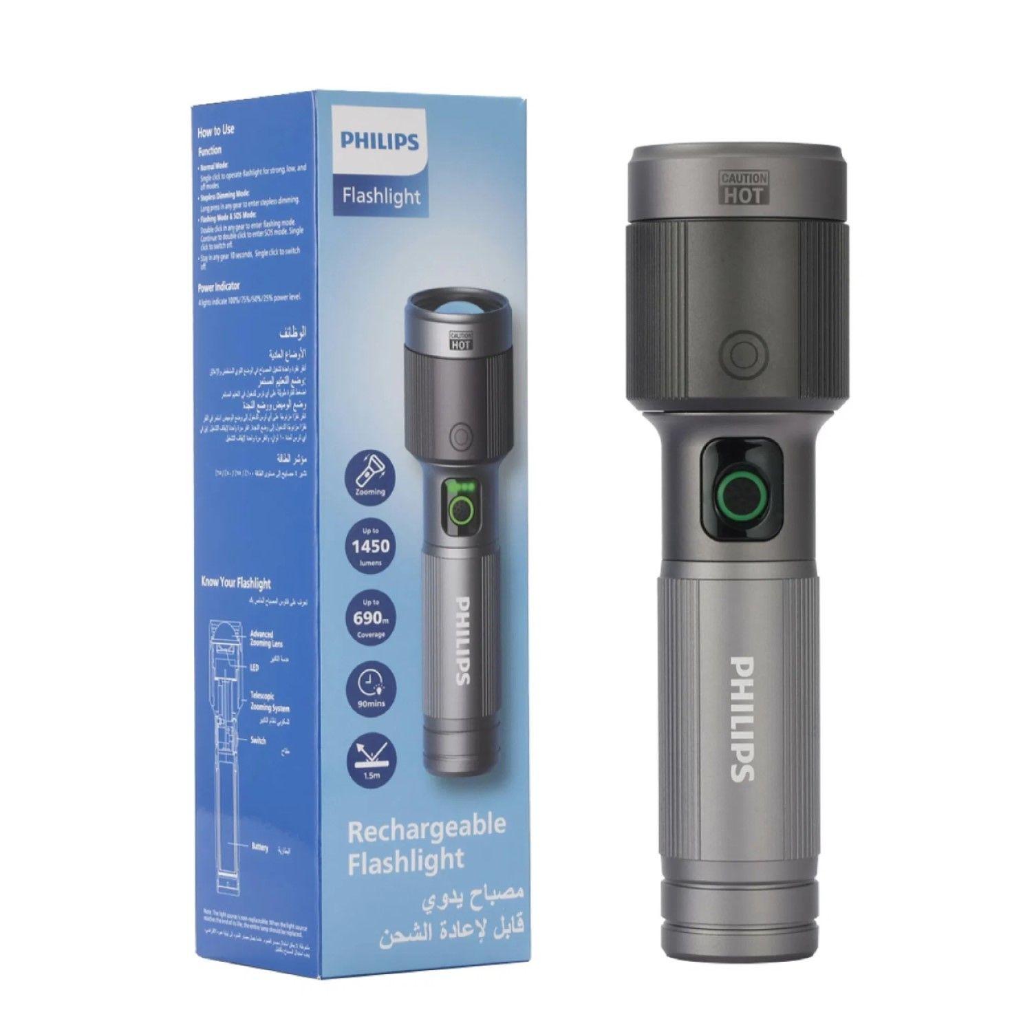 Linterna LED Recargable 30W 1450lm SFL5141 Philips-5