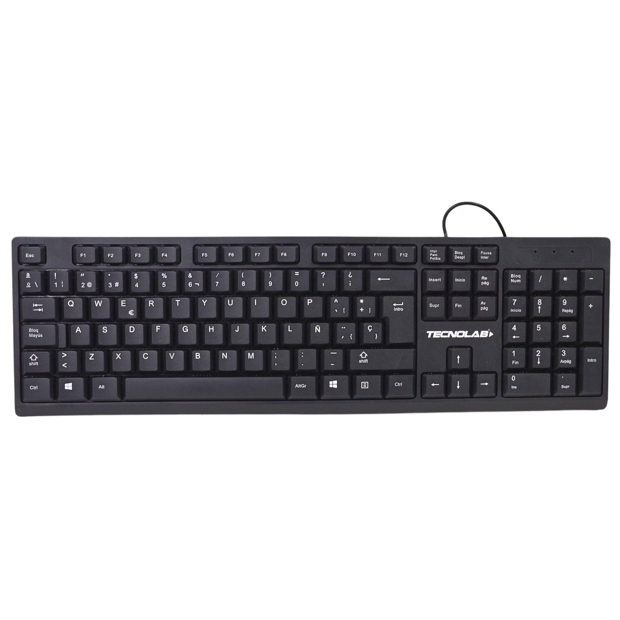 Kit Combo Teclado y Mouse Tecnolab TL623-3