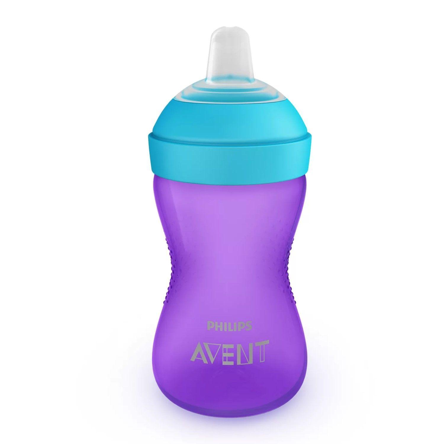 Vaso Con Boquilla Blanda Avent Scf802/02 300ml 9m+ Morado-2