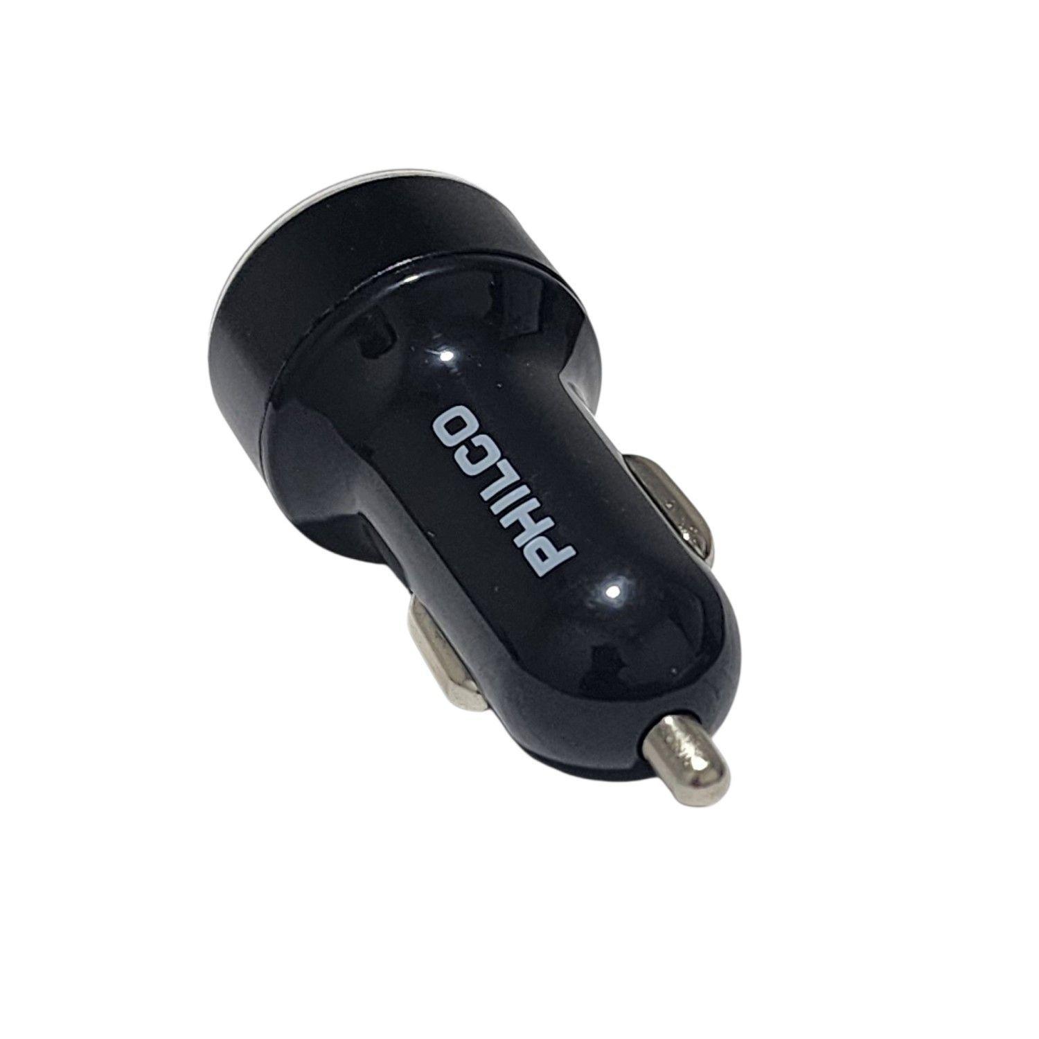 Cargador de Auto USB 3.0 + USB-C Pantalla LED LD49A Philco-2