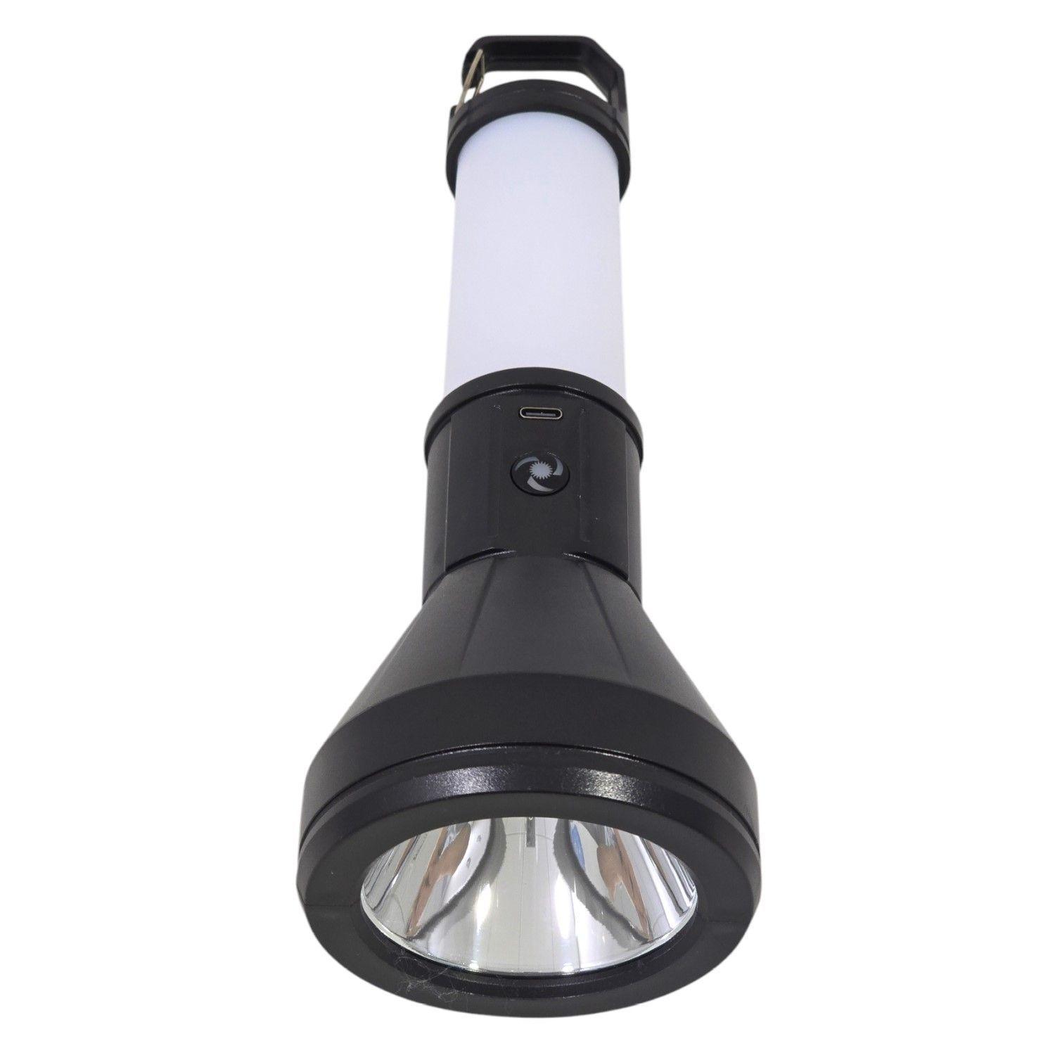 Linterna Recargable Led 2 en 1 de Mano y Colgante 26cm-2