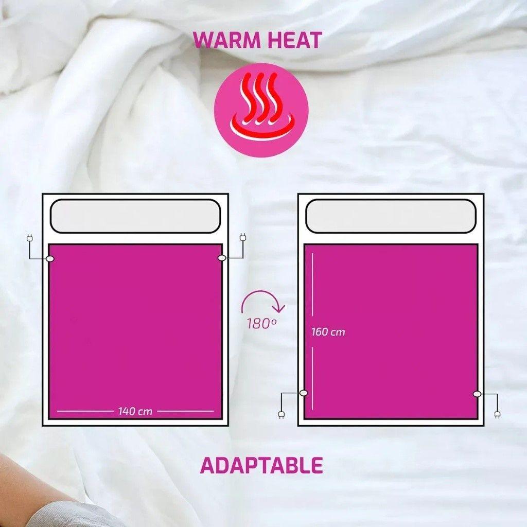 Calienta Camas Doble 160x140cm 2 Niv 2x60W UP205 Pekatherm-2