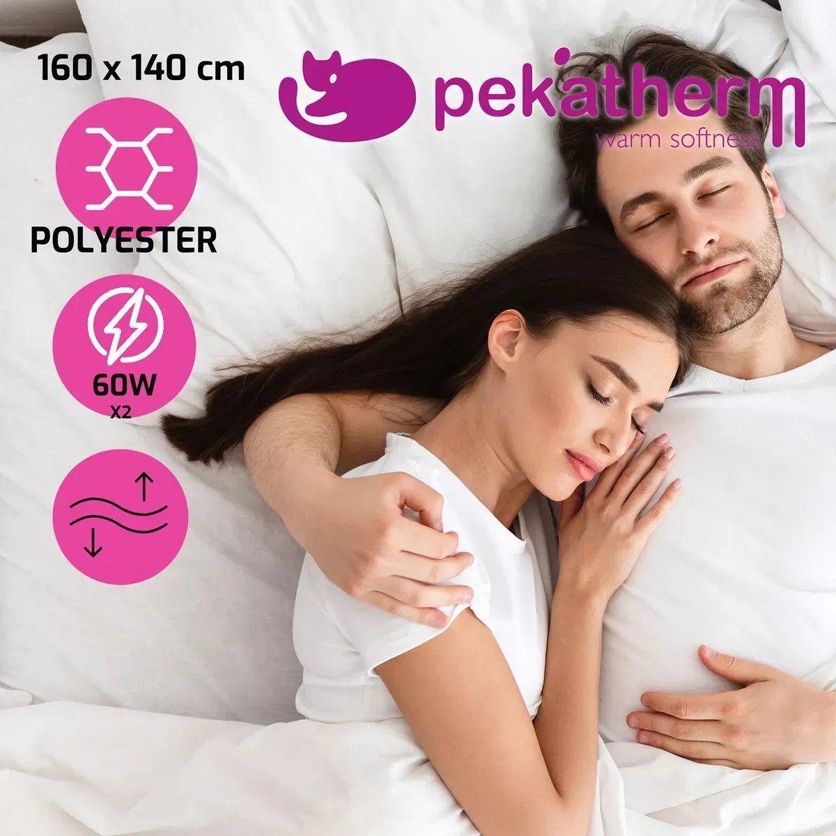 Calienta Camas Doble 160x140cm 2 Niv 2x60W UP205 Pekatherm-4