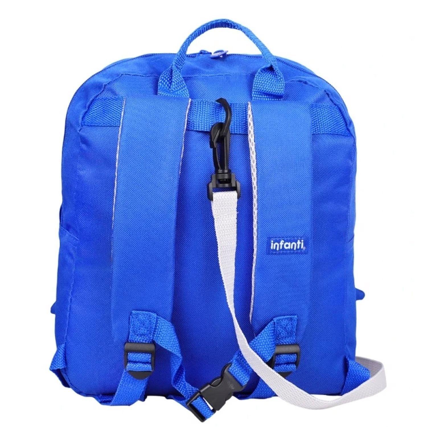 Mochila Infanti BTS23 Modelo Tiburón Azul-2