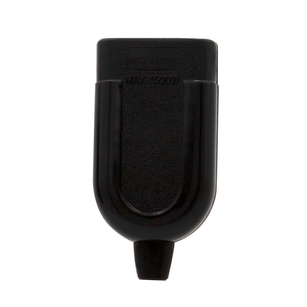 Enchufe Hembra Negro Philco 2P+T 2500w 79303-2