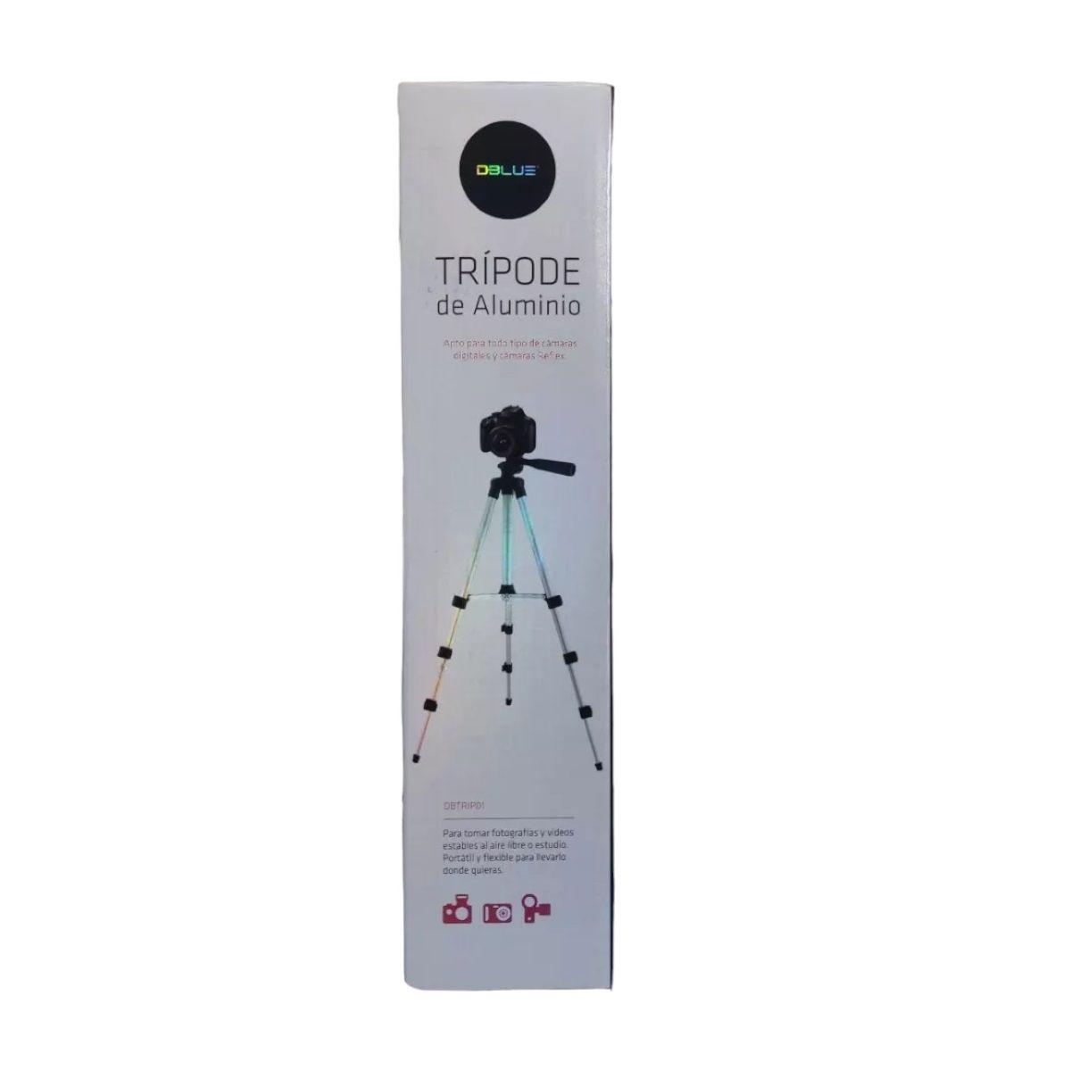 Trípode de Aluminio Dblue para Cámaras Dbtrp01-1