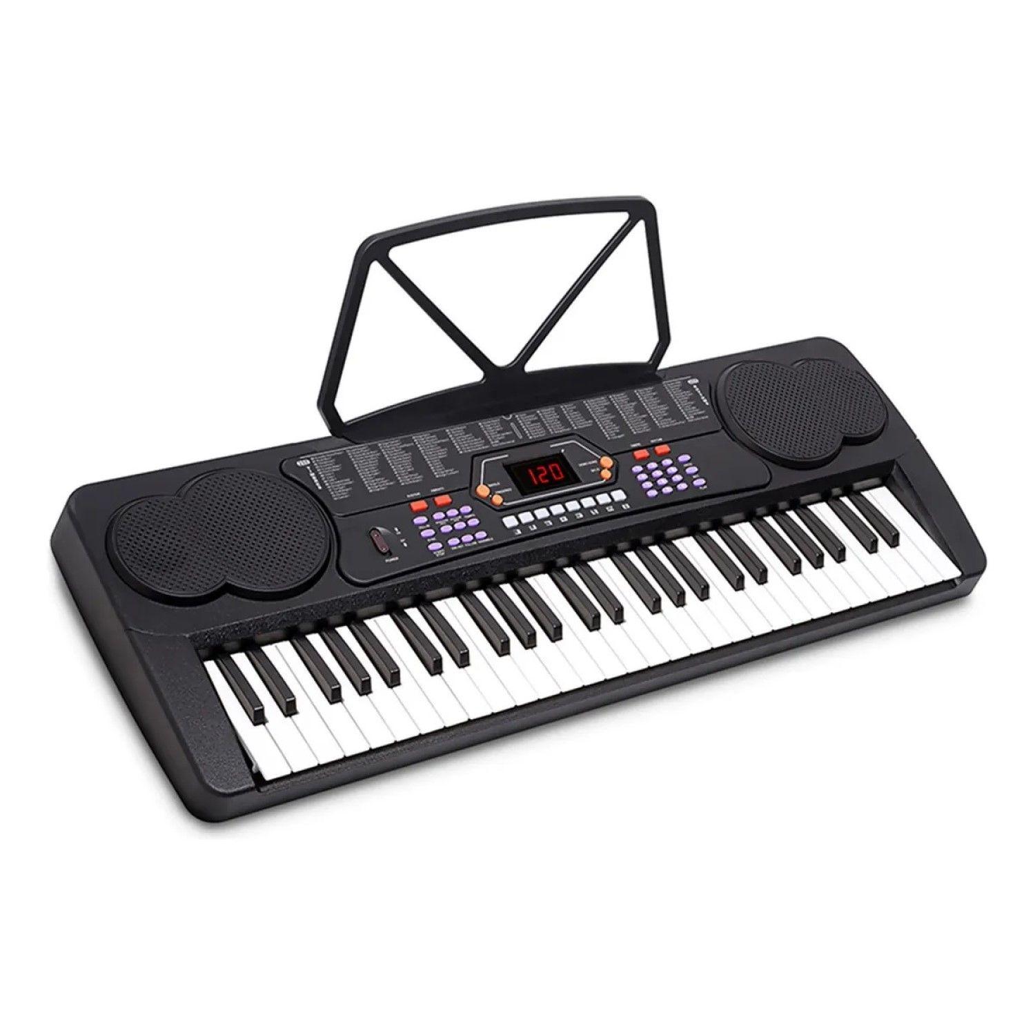 Teclado Elect Musical 54 teclas HX0084 + Micrófono Hendrix-6