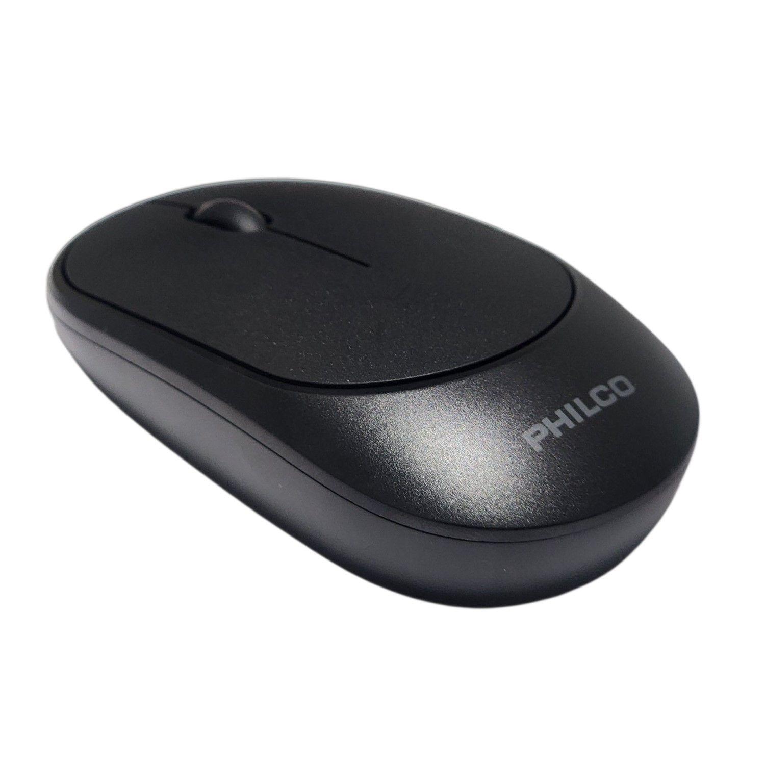 Mouse Inalámbrico Philco Pro 2.4G Negro PPR7314B-3