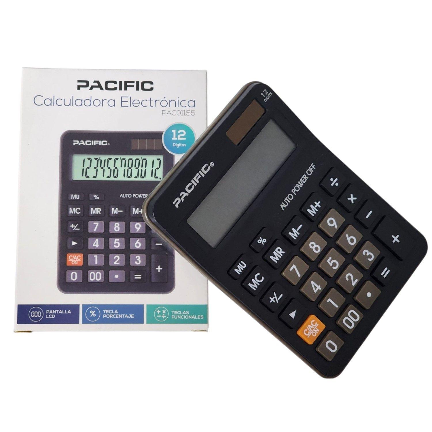 Calculadora Electrónica 12 Dígitos PAC01155 Pacific-4