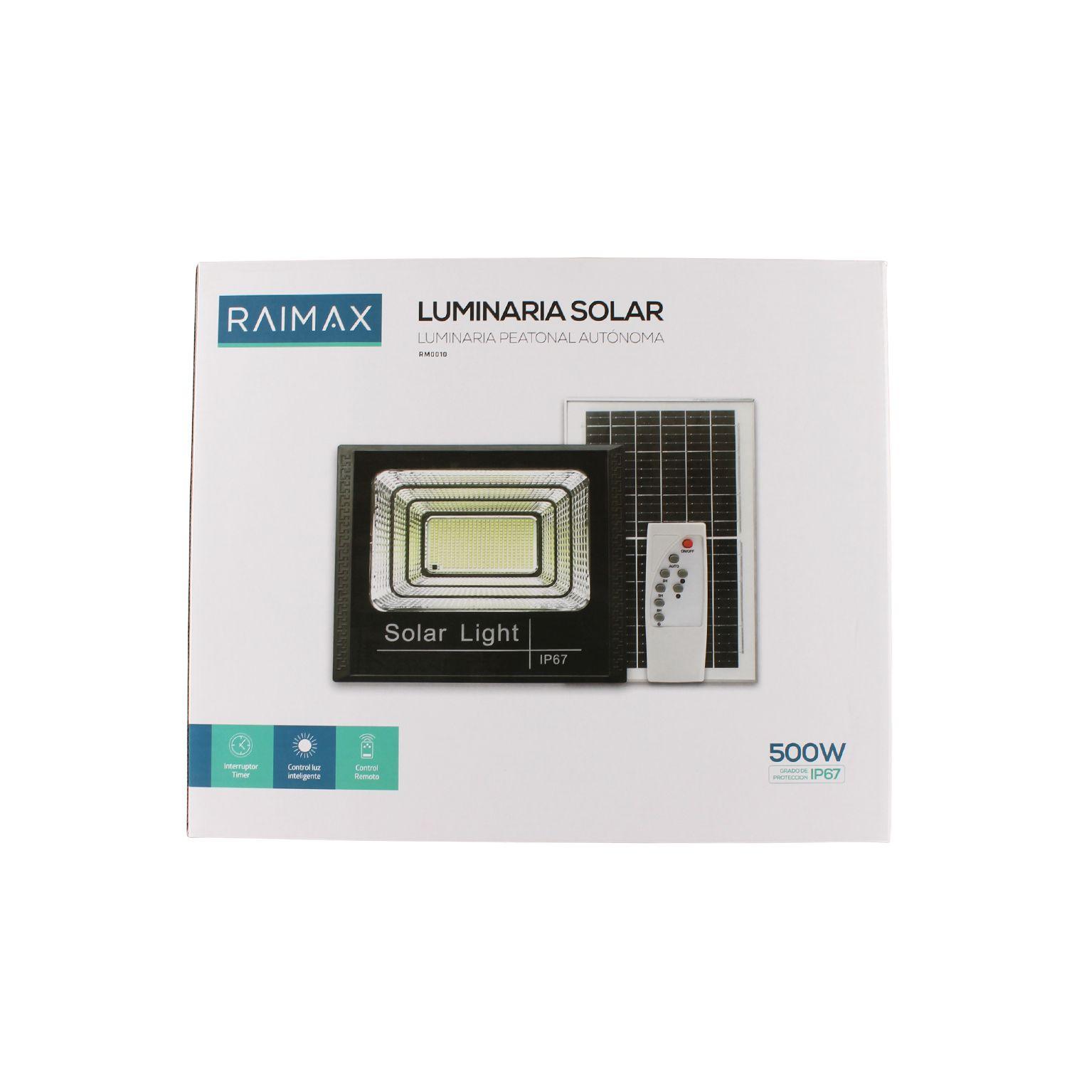Reflector solar 500W LED IP67 Sensor y Control RM0010 Raimax-6
