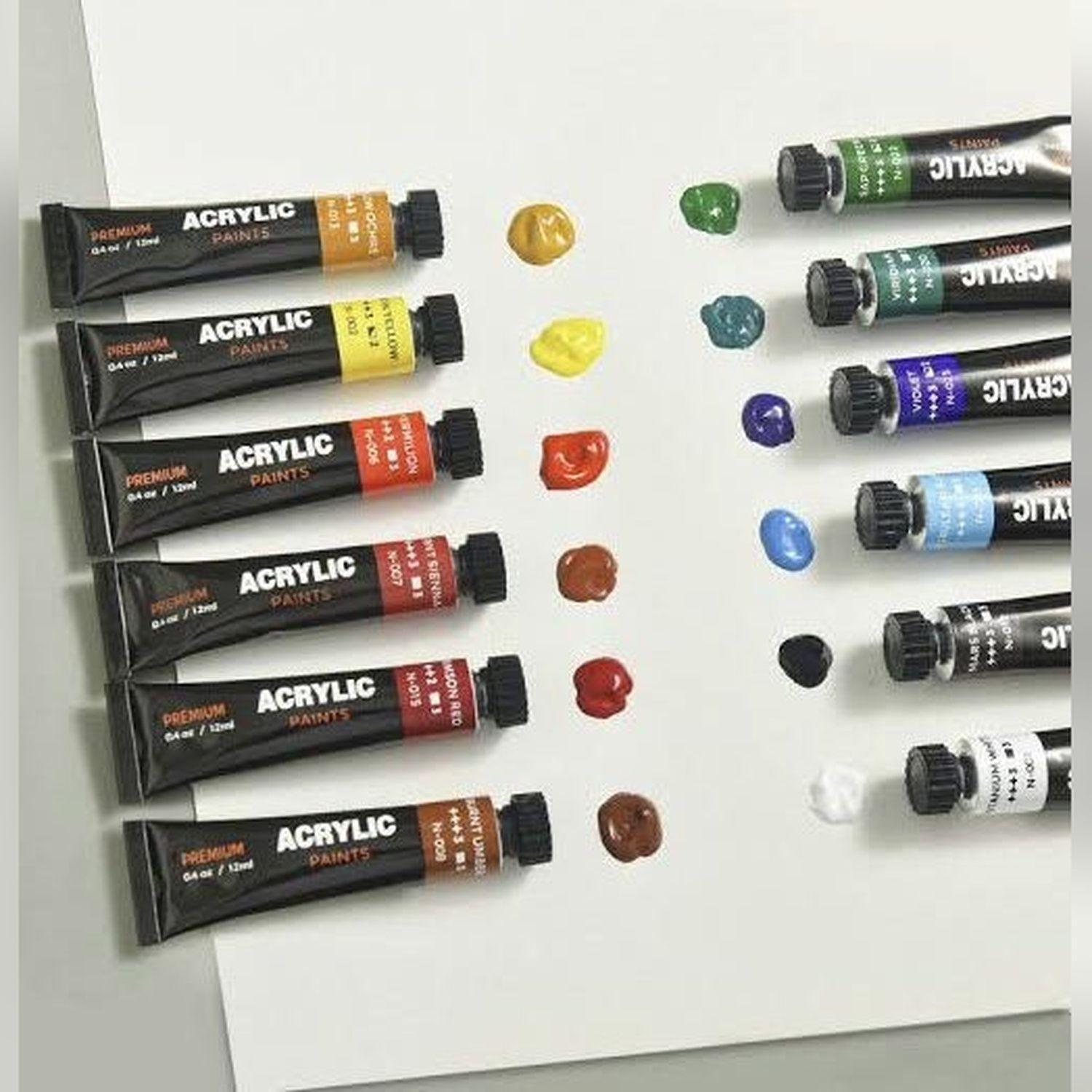 Set 12 Pinturas Acrílicas Giorgione Premium G-AC1205 12 ml-2