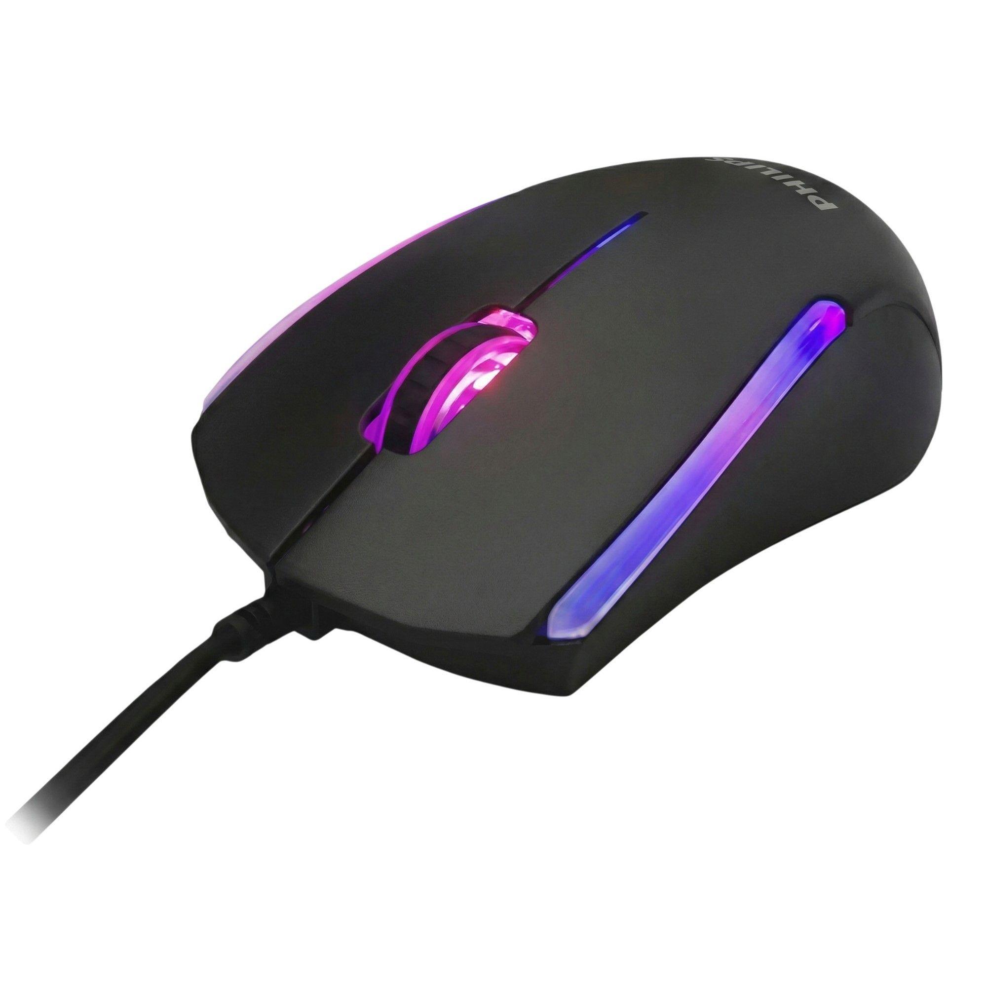 Kit Combo Teclado y Mouse Philips Momentum C214BK SPT6214BK-1