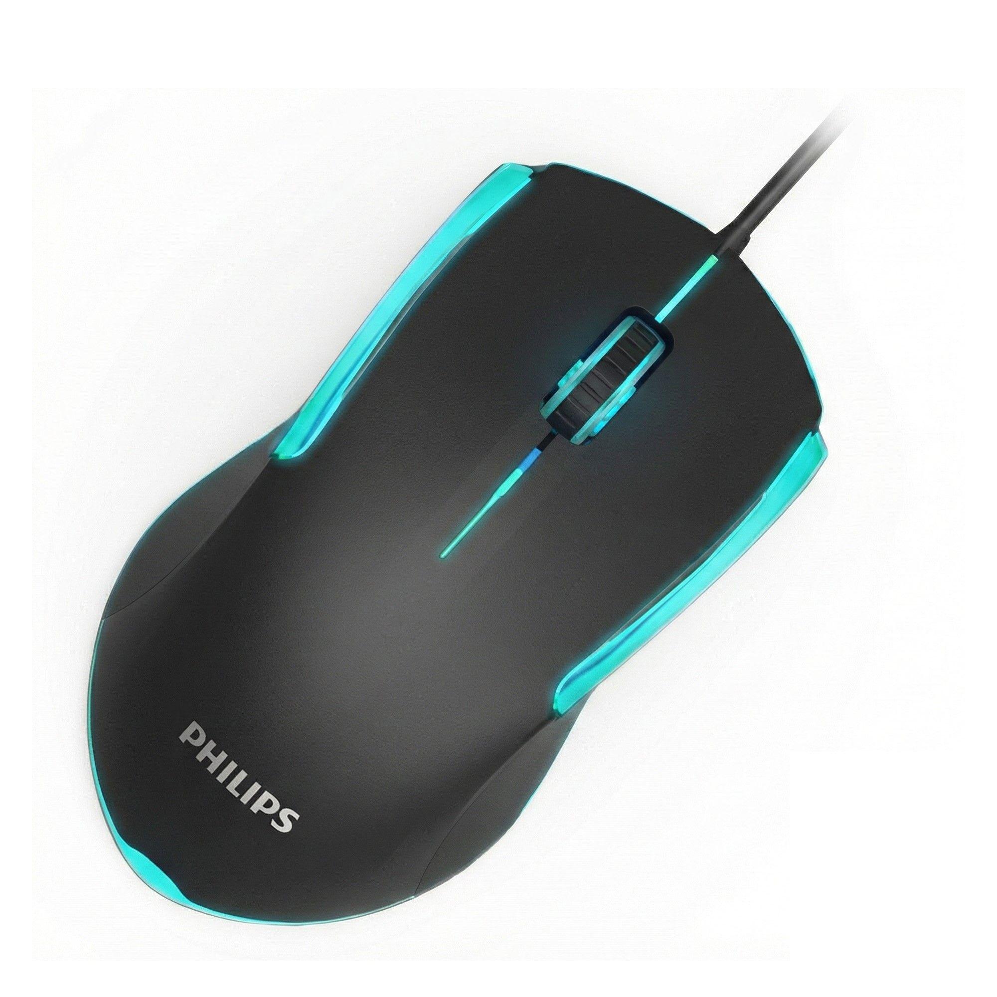 Kit Combo Teclado y Mouse Philips Momentum C214BK SPT6214BK-3