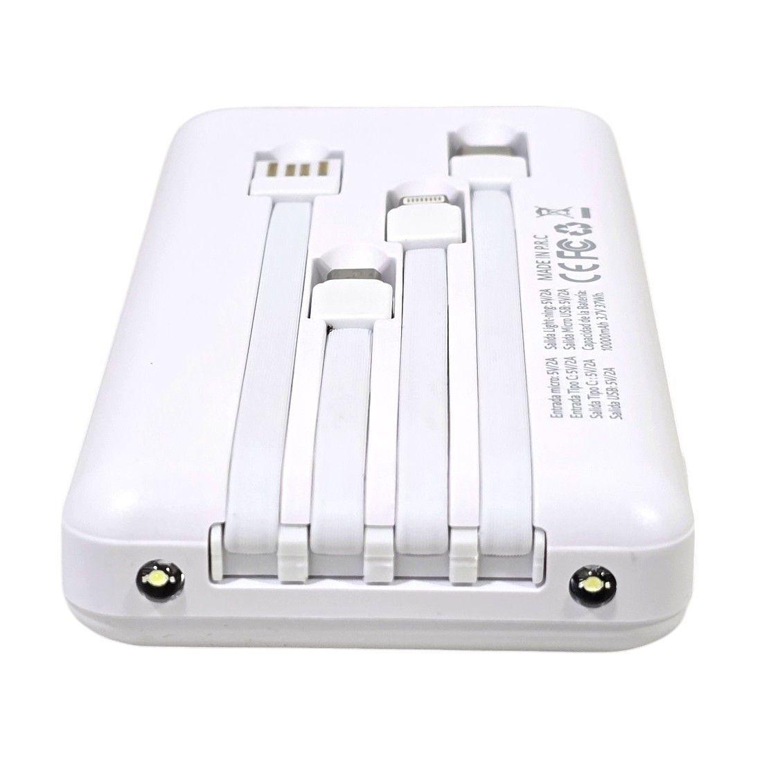 Batería Portátil Solar Power Bank 10.000 Mha Tecnolab TL570W-3