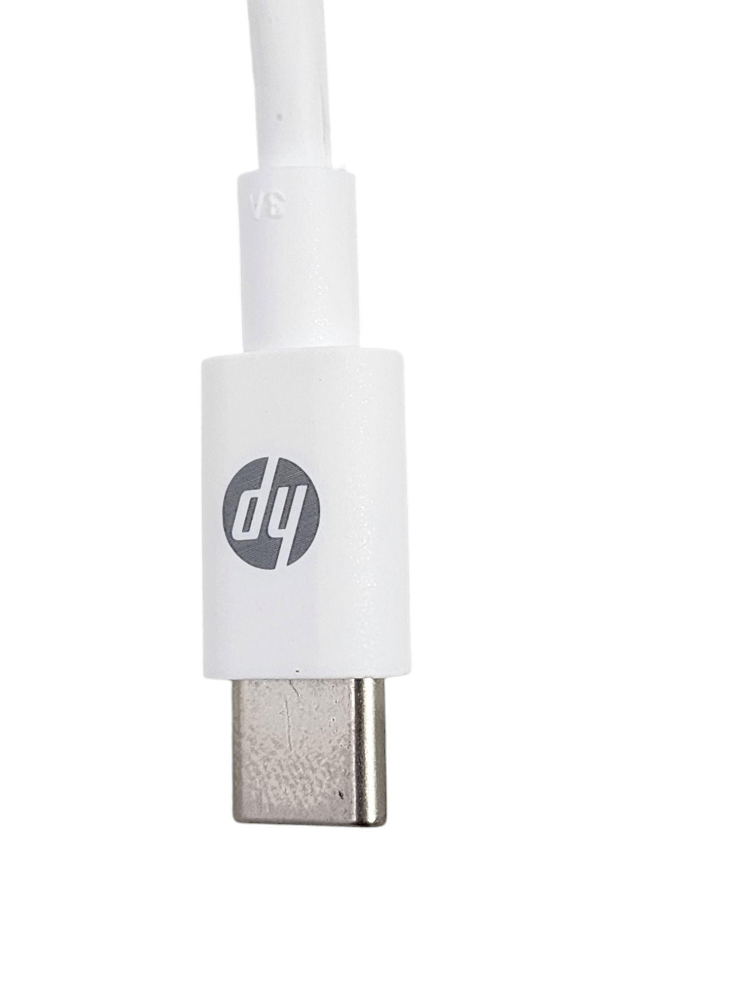 Cable HP USB Tipo-C 1Mt Blanco DHC-TC100-1M-3