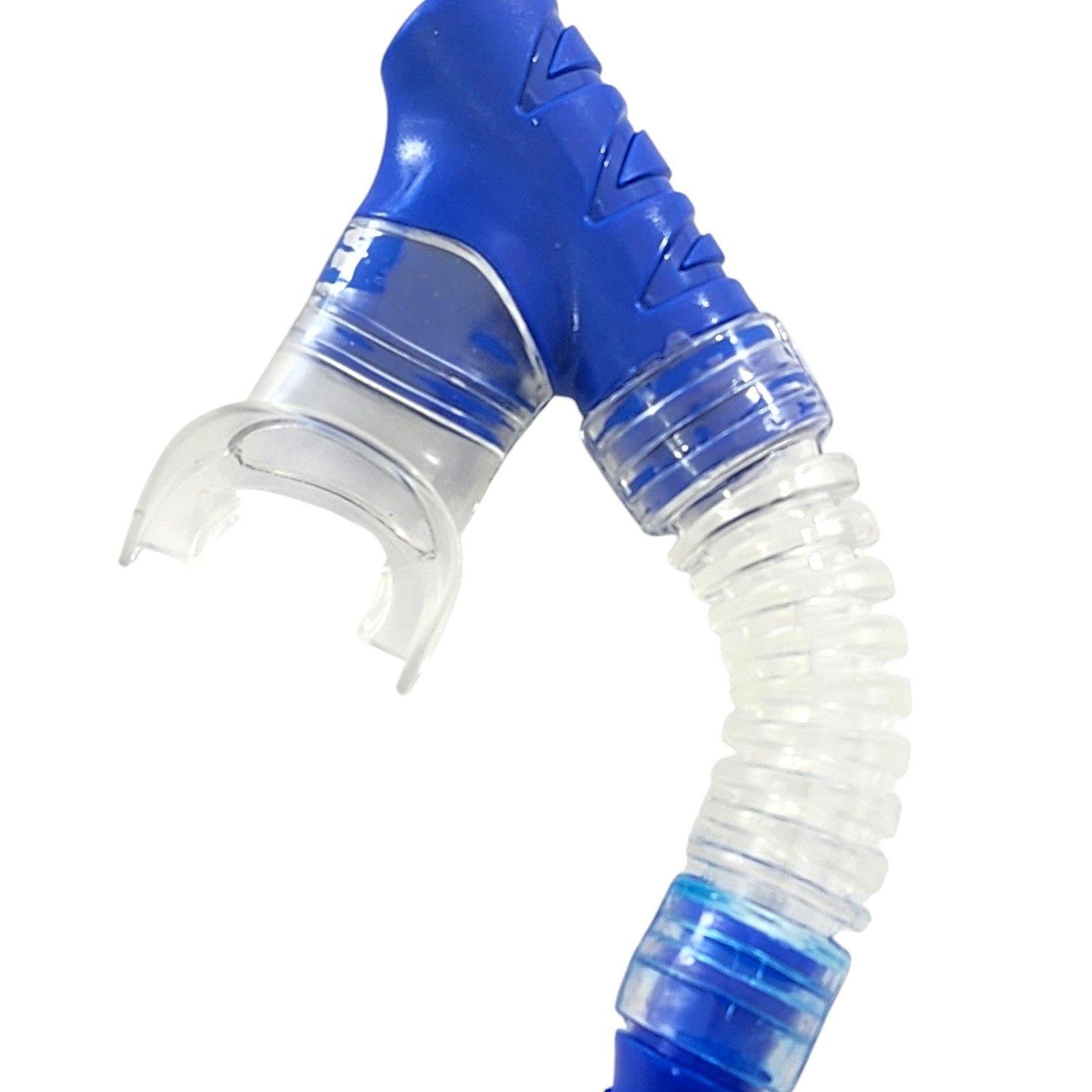 Kit de Buceo Snorkel y Mascara Antiparras DBG1013 Color Azul-5