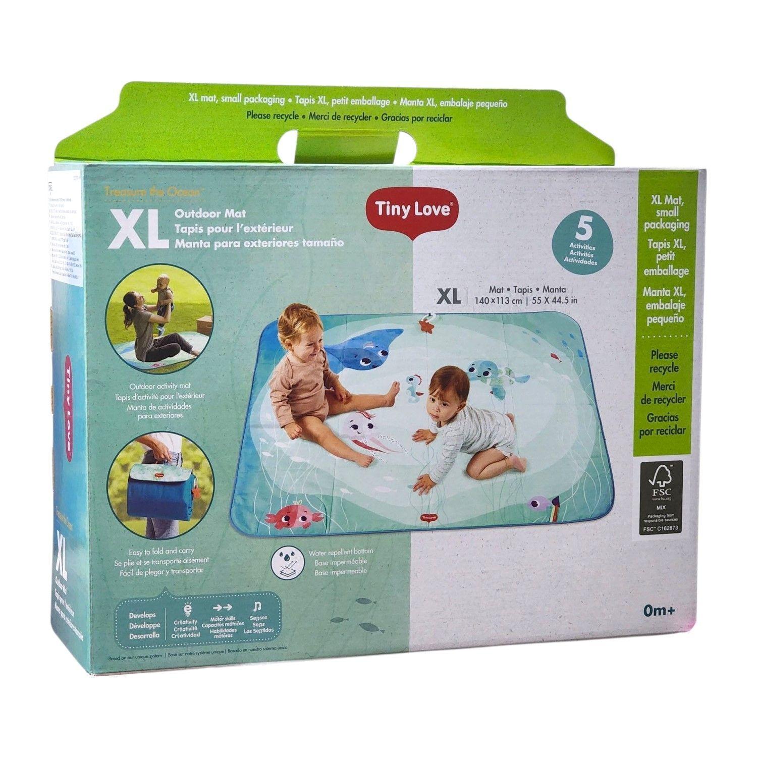 Alfombra Bebé Mat Treasure Ocean 140x113cm Impermeable Tiny Love-6