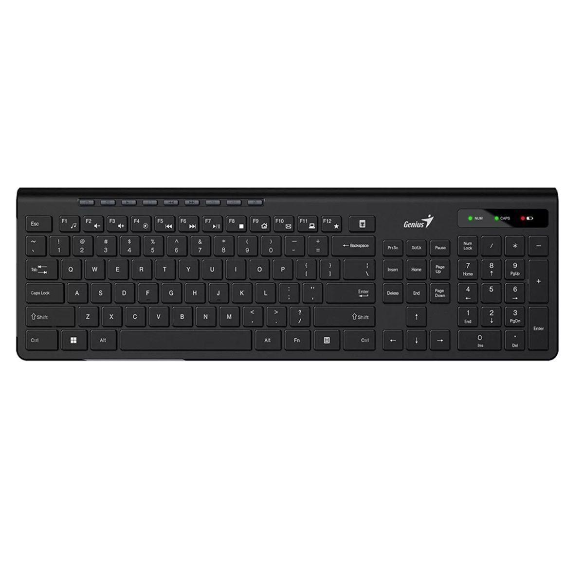 Teclado Inalámbrico Slimstar 7230 Genius Negro-2