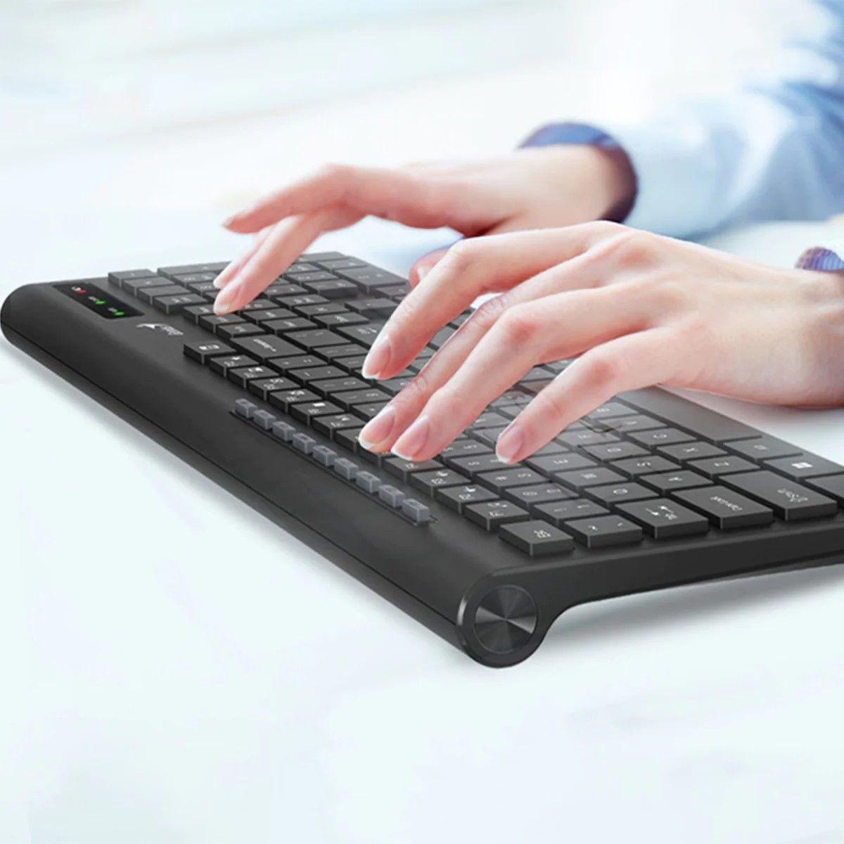 Teclado Inalámbrico Slimstar 7230 Genius Negro-4