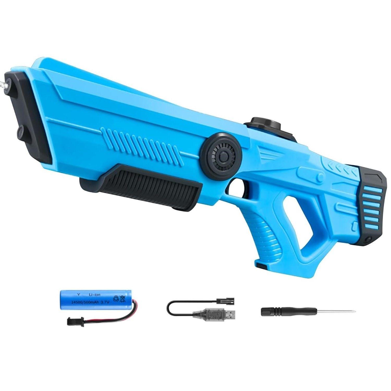 Juguete Pistola Agua Recargable Absorción DBG1657BL Azul-4