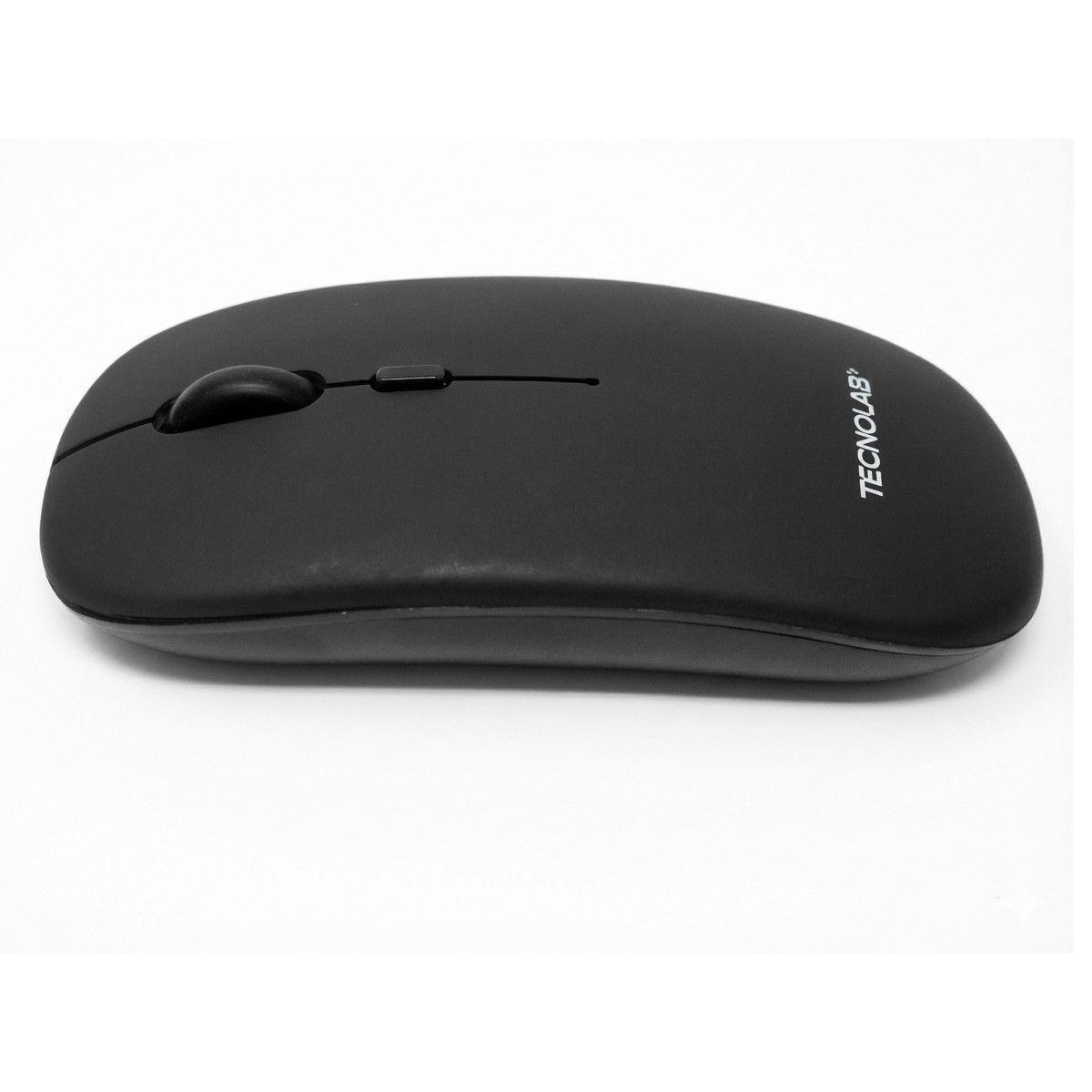 Mouse Inalámbrico Dual BT Tecnolab TL812BK-2