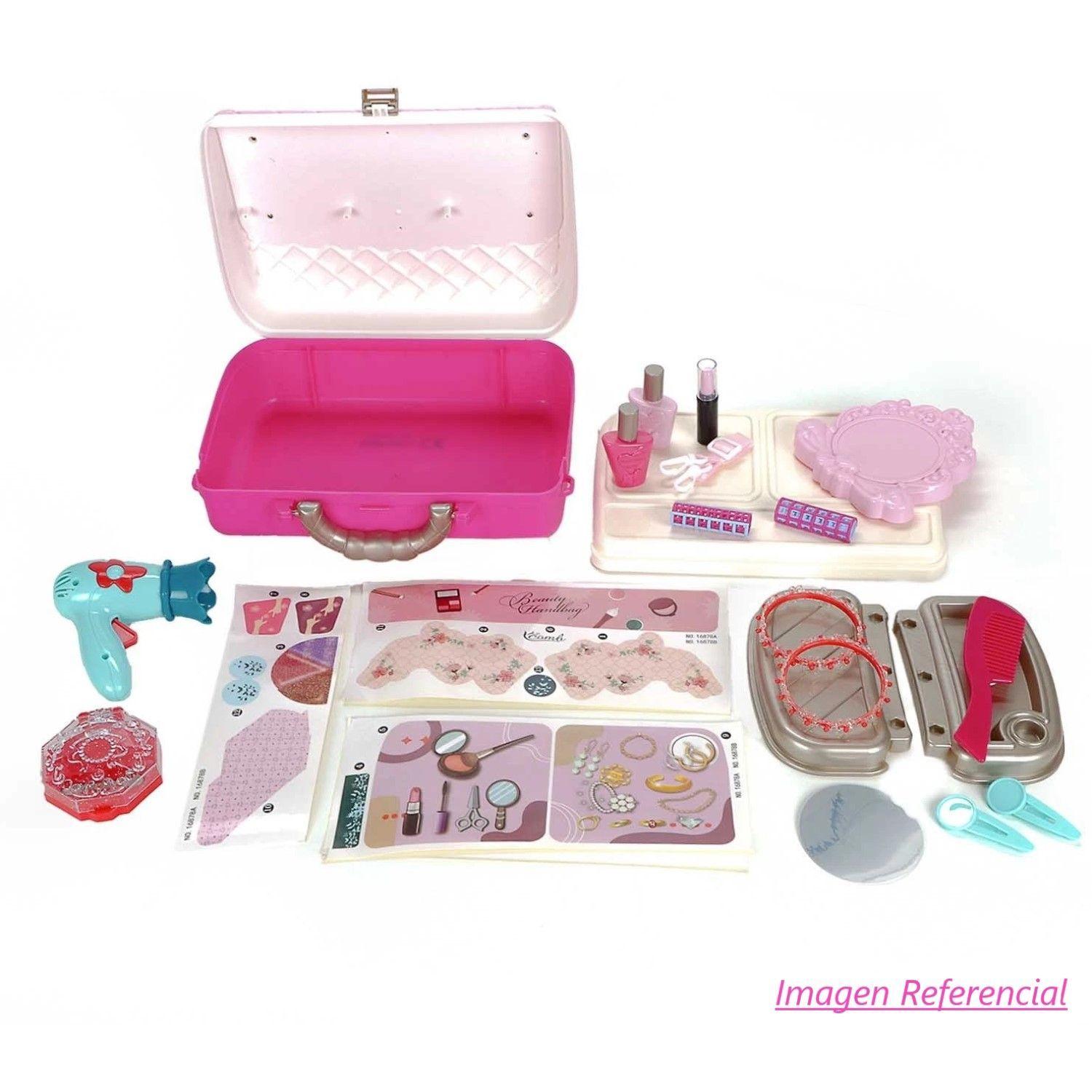 Set Belleza Juguete Infantil Maletín Maquillaje Acc DBG1609-2