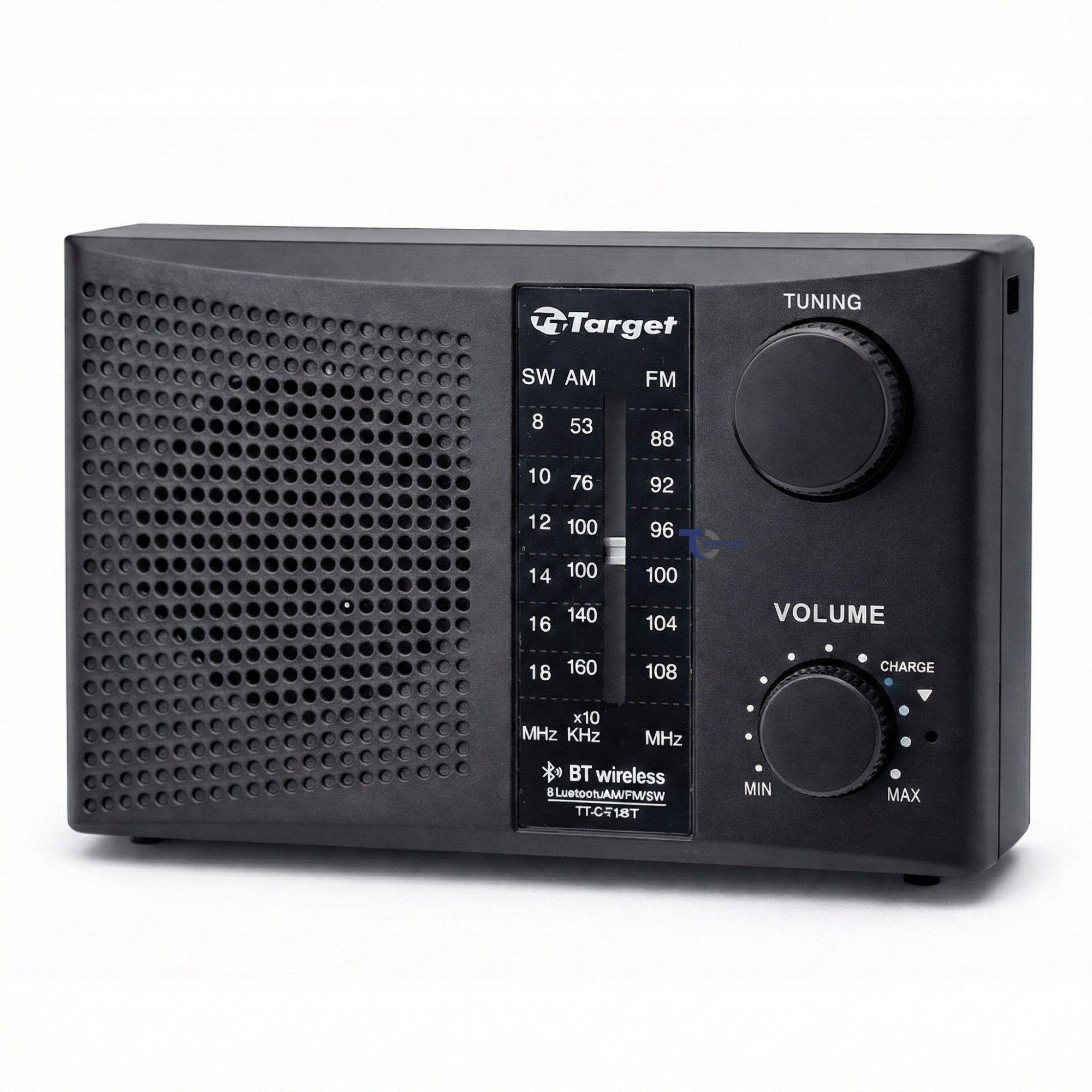 Radio Portátil BT Target TT-CF15BT 3 Bandas USB SD Recargable-1