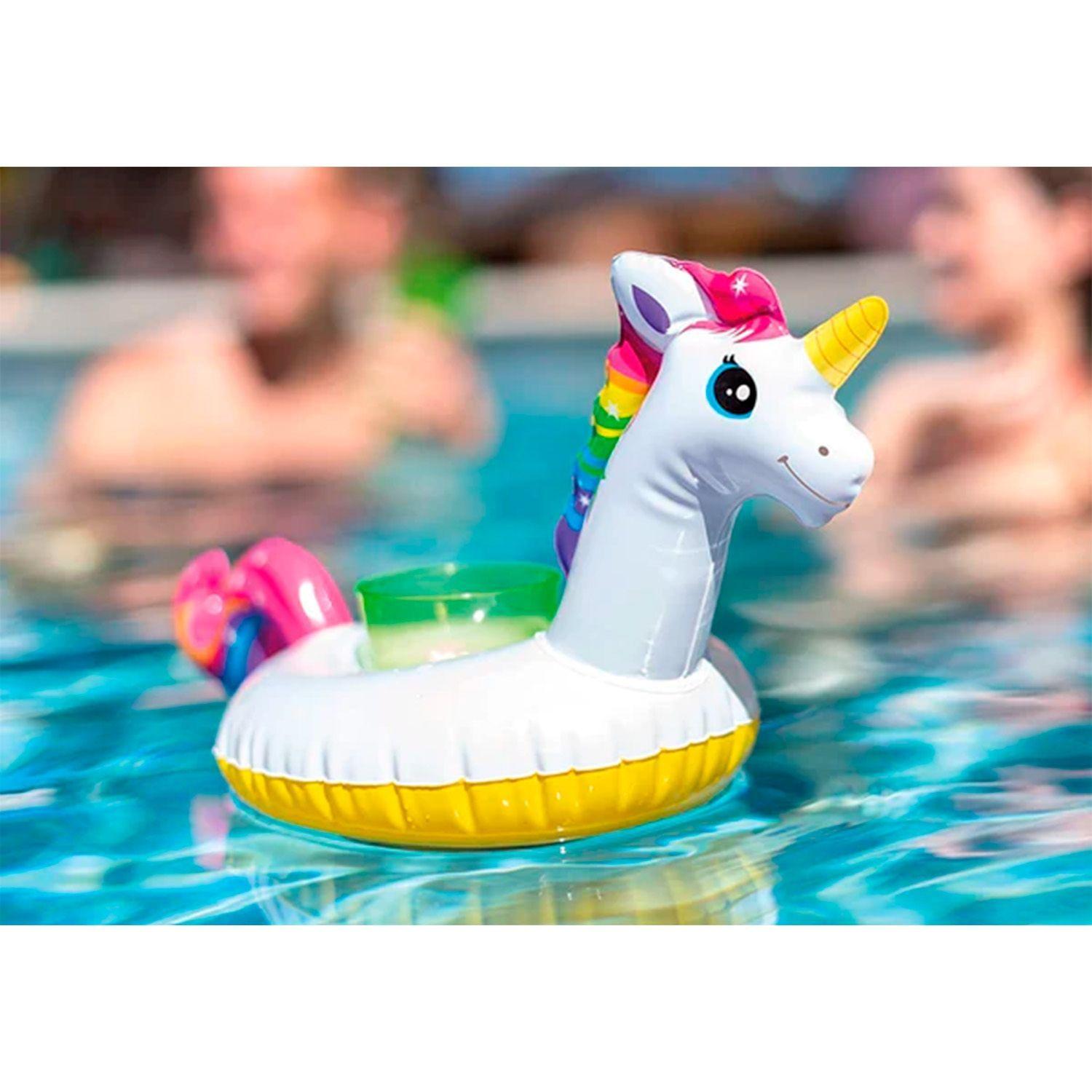 Pack 3 Posavasos Para Piscina Unicornio Intex 20x38 Cm-3