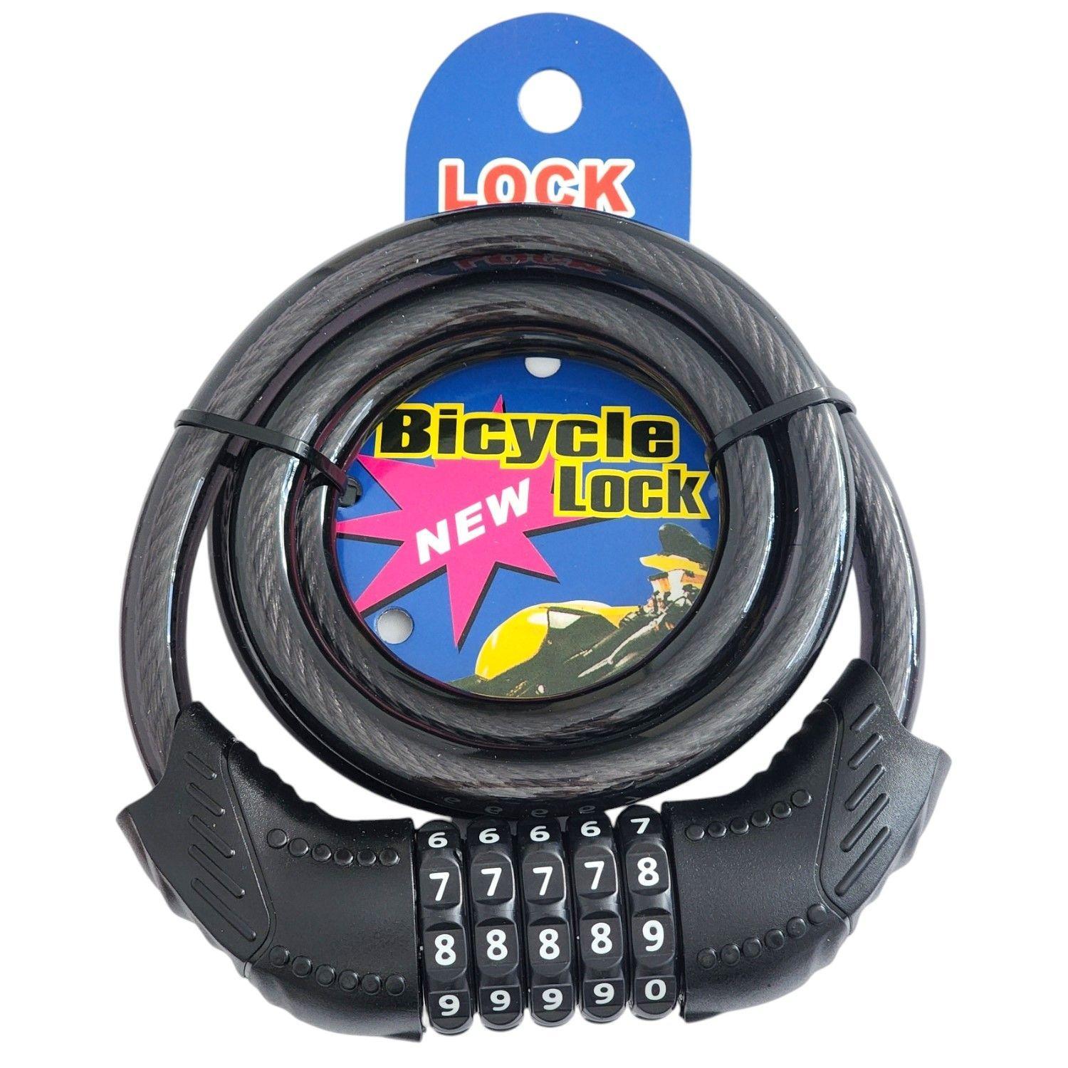Candado de Seguridad para Bici Combinación de Clave 18167-2