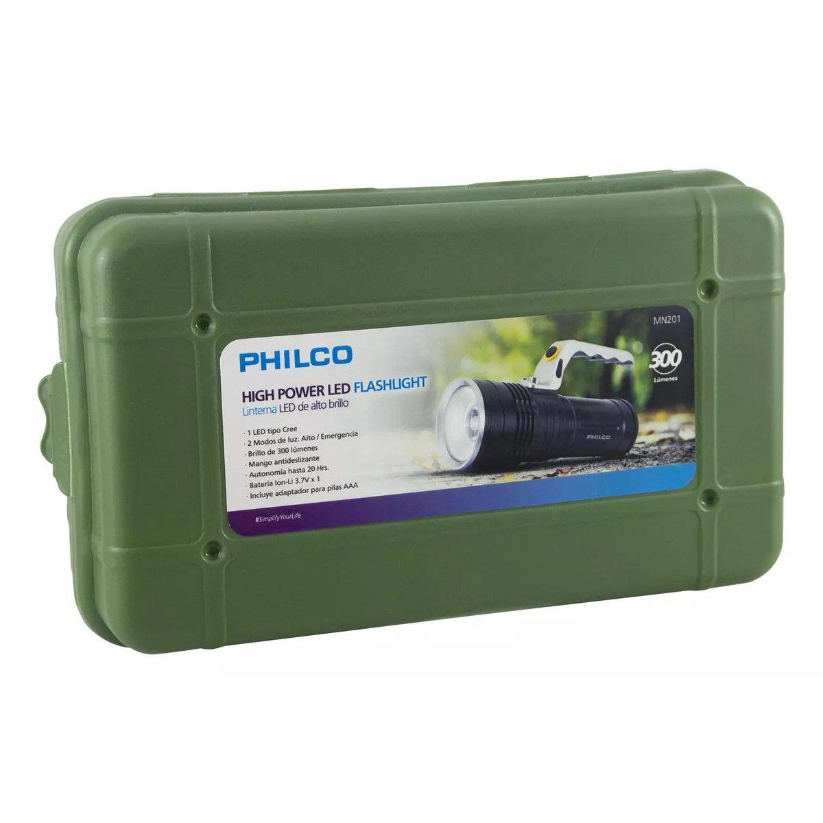 Linterna Led Cree Philco Recargable MN201-4