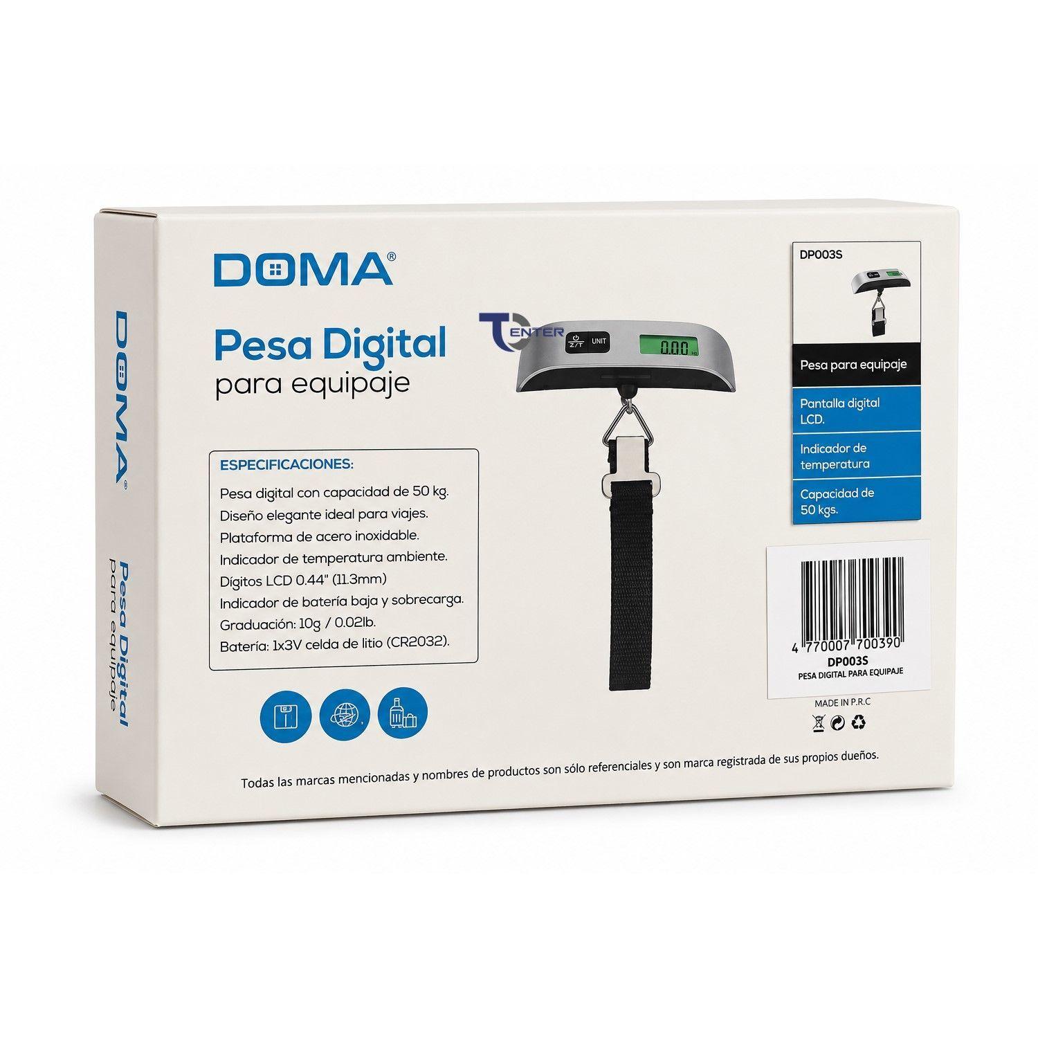 Pesa Balanza Digital Viajes Doma DM0035 50kg-5
