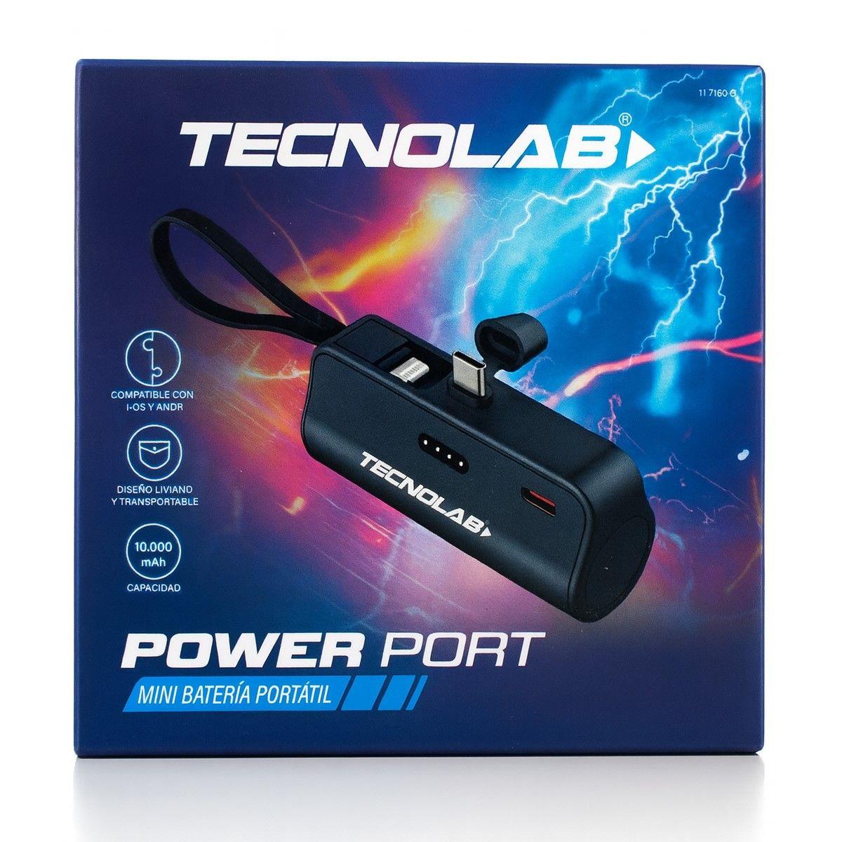 Powerbank 10000mAh 20W Tipo C y LNTG TL778BK Negro-5