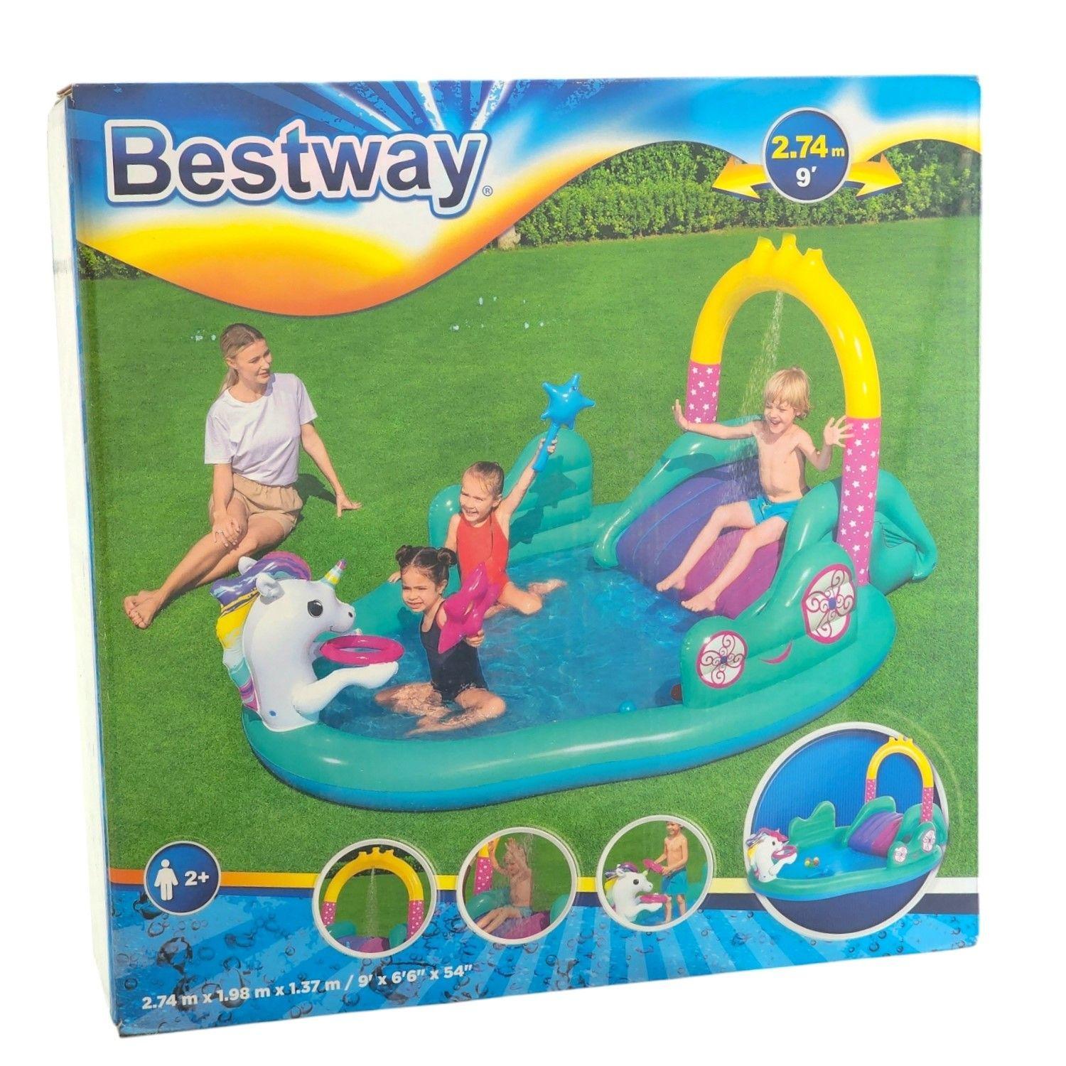Piscina de juegos inflables Unicornio 2.74m Bestway 53097-6