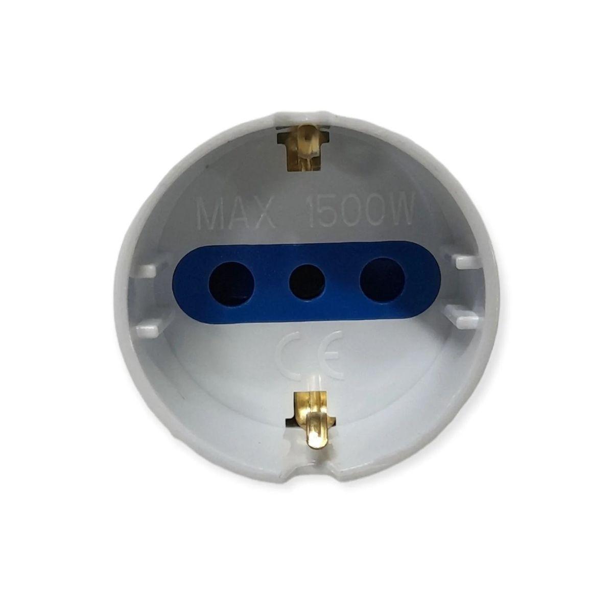 Enchufe Adaptador Schuko Philco 79312-2