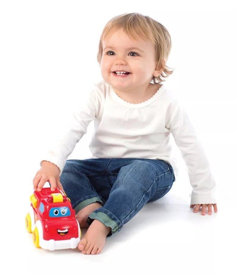 Autito Carro De Bomberos Con Sonido Playgro-2