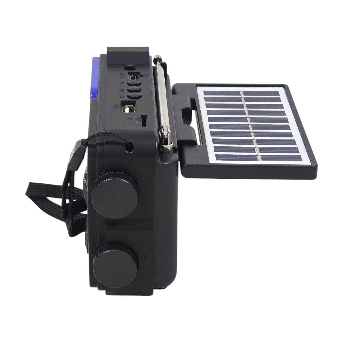 Mini Radio Solar Recargable Tecnolab TL653 USB/SD 8 Bandas-1