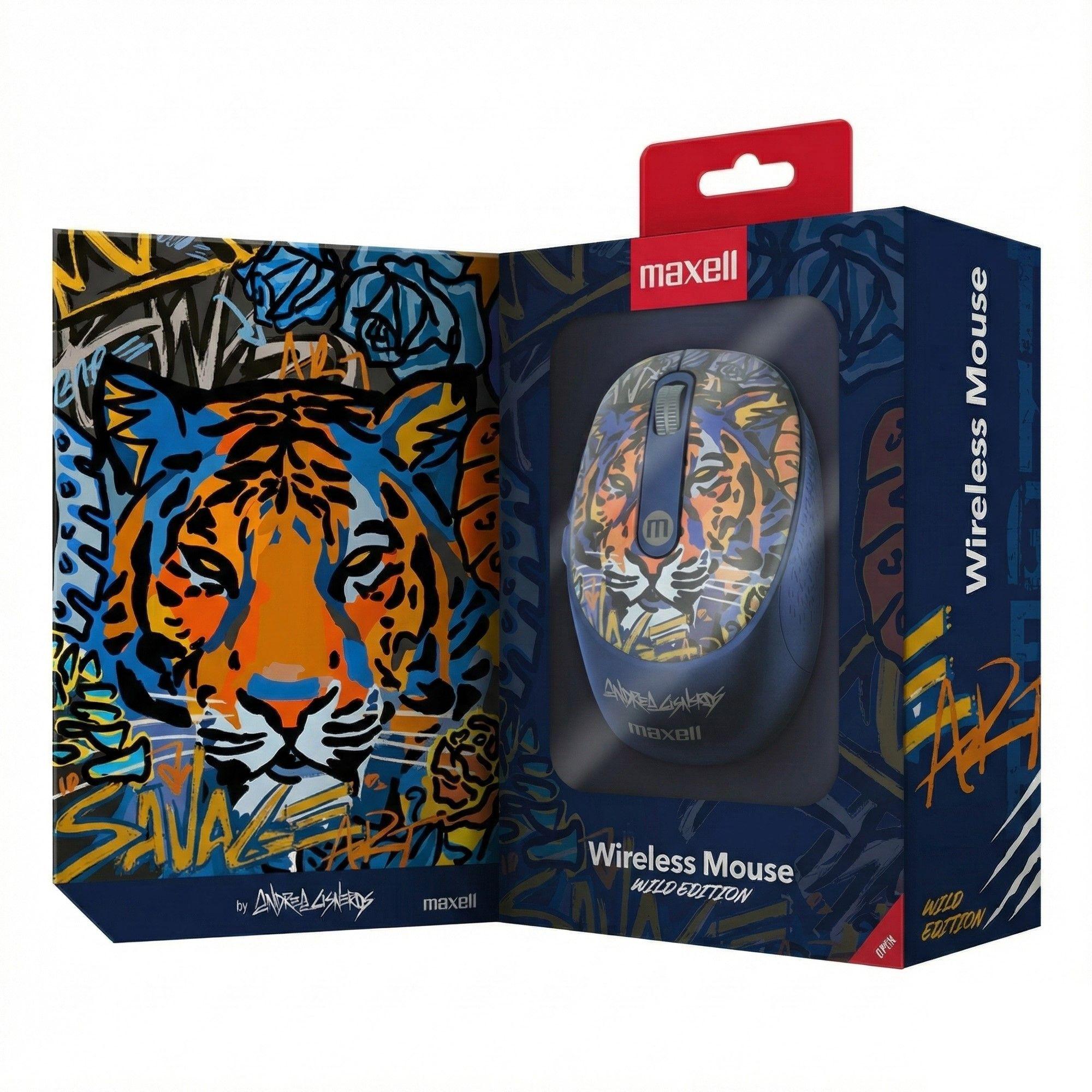 Mouse Inalámbrico Maxell Wild Tigre 4000dpi Usb/usb-c-2