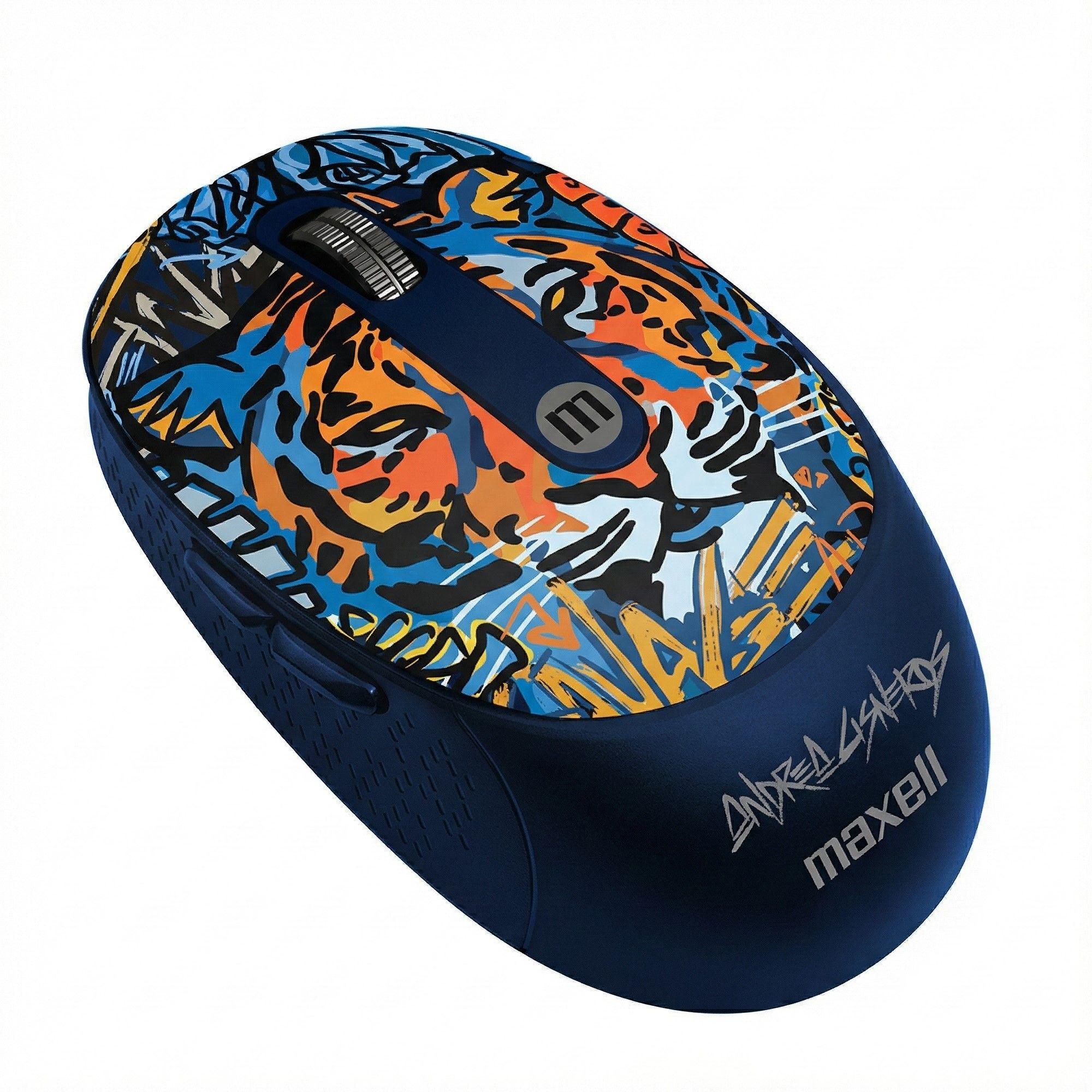 Mouse Inalámbrico Maxell Wild Tigre 4000dpi Usb/usb-c-4