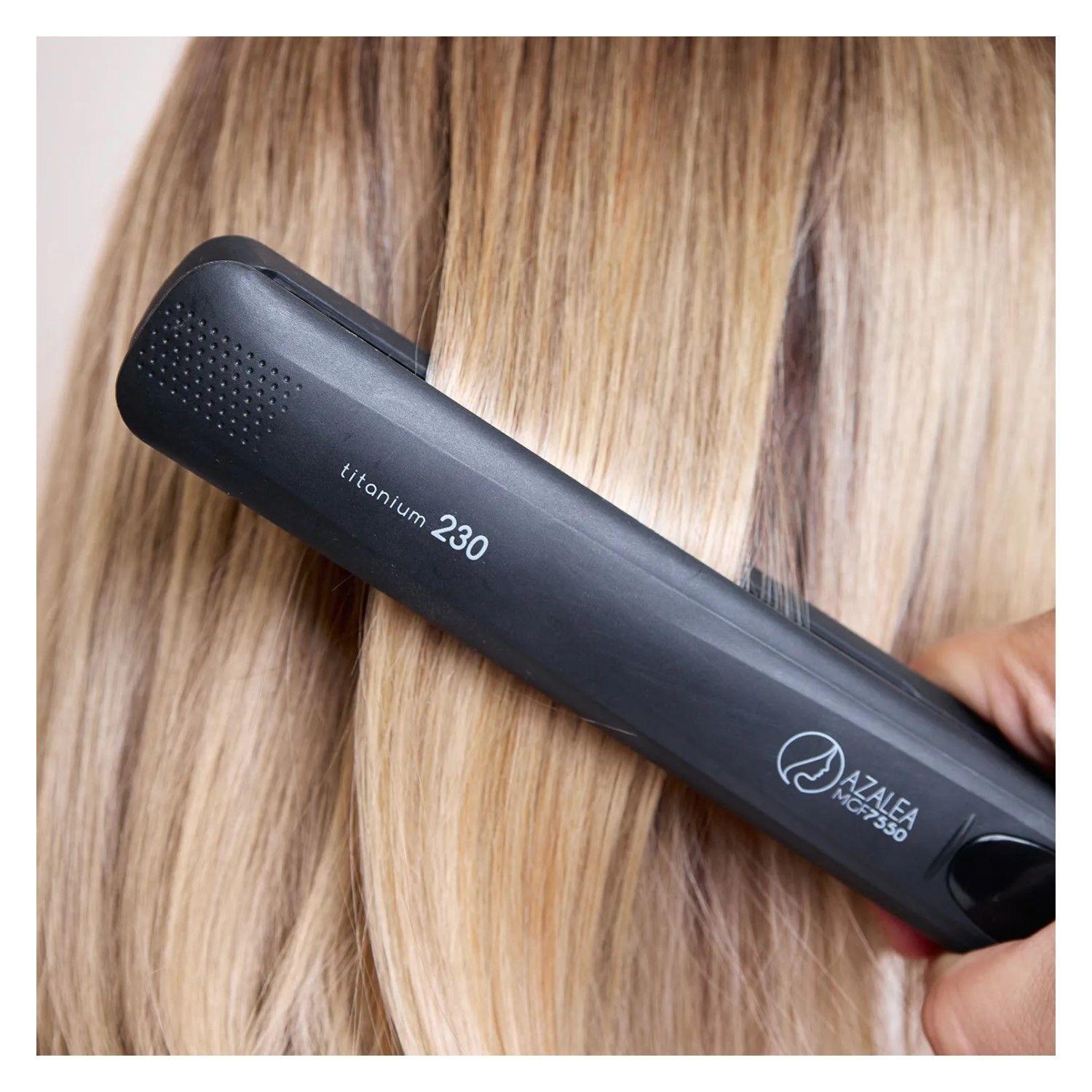 Plancha Pelo 45w Titanio 230°C Azalea MGF7550 Magefesa -4