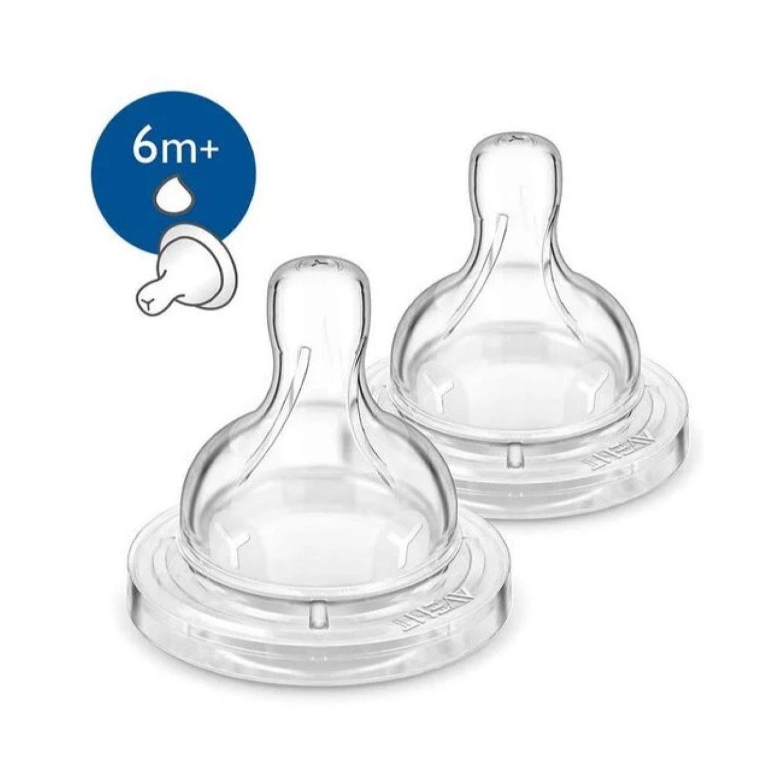 Tetina Anticólicos para Líquidos Espesos 6m+ Avent Scy766/02-1