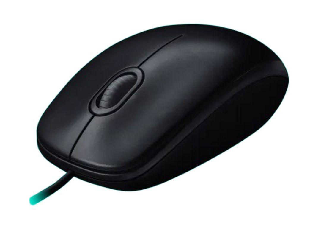 Mouse con Cable Logitech M100 Negro-2