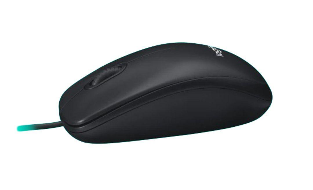 Mouse con Cable Logitech M100 Negro-3