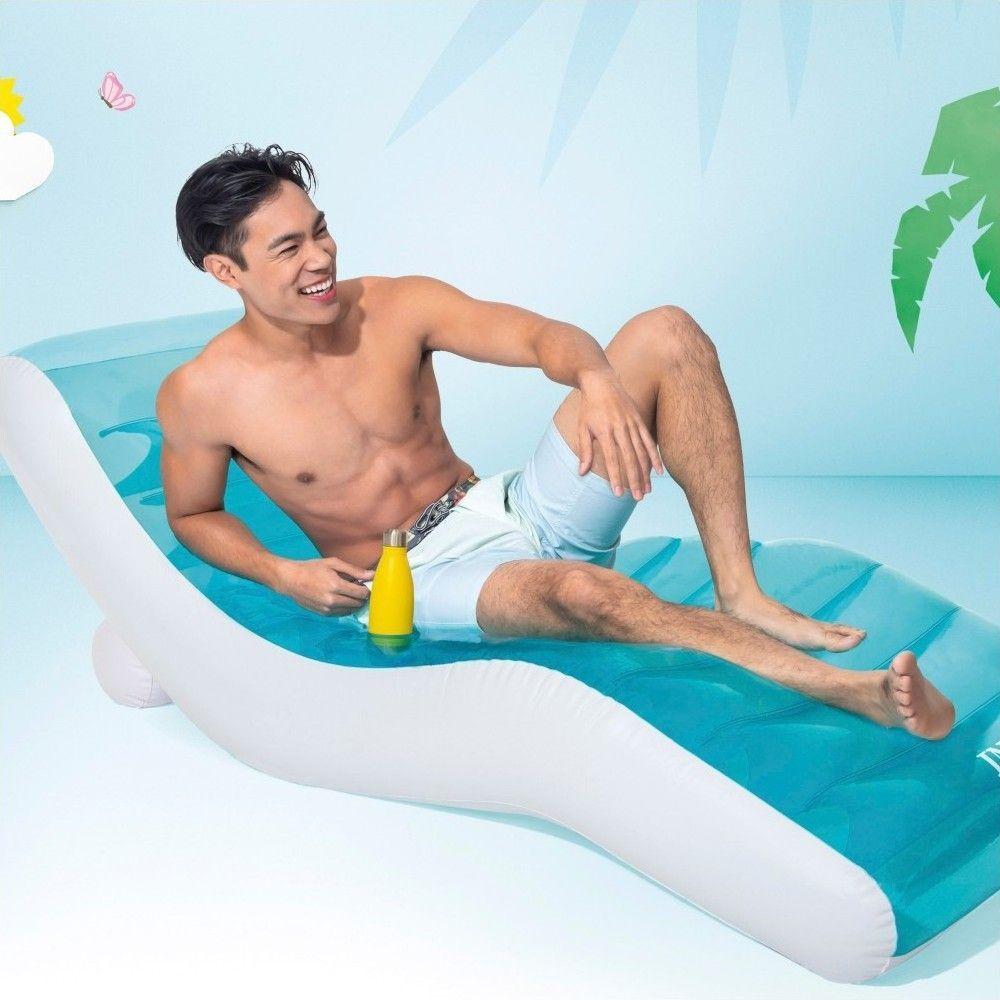 Reposera Inflable Colchoneta INTEX azul 191x99 cm 56874EU-4