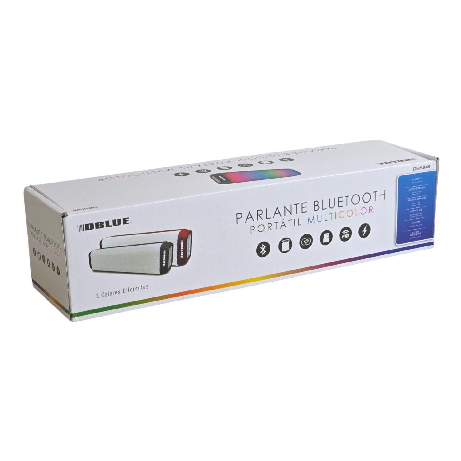 Parlante Inalámbrico Bt/Sd/Radio Multicolor Dblue DBS048BK Negro-6