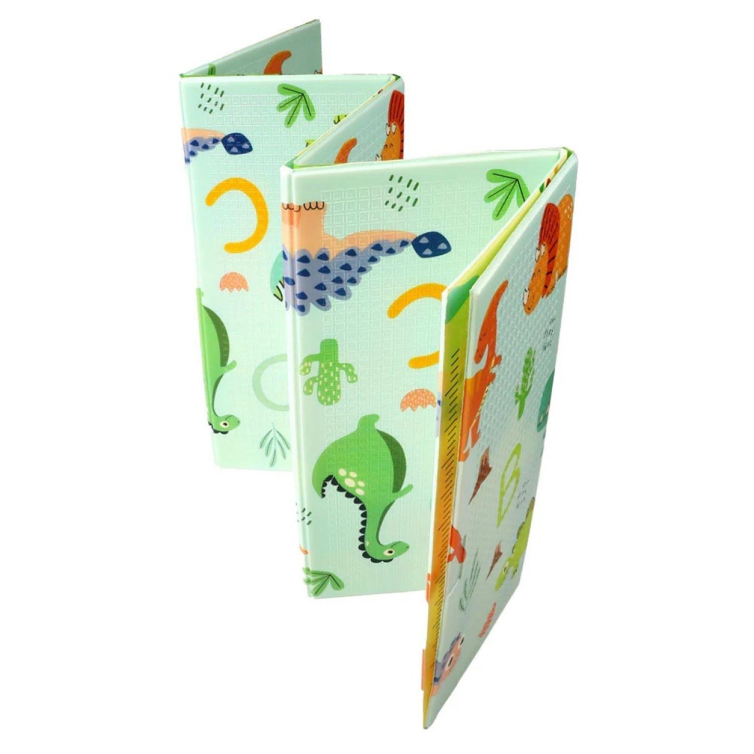Alfombra de Juego Plegable Reversible Dino 180x200 Infanti-2