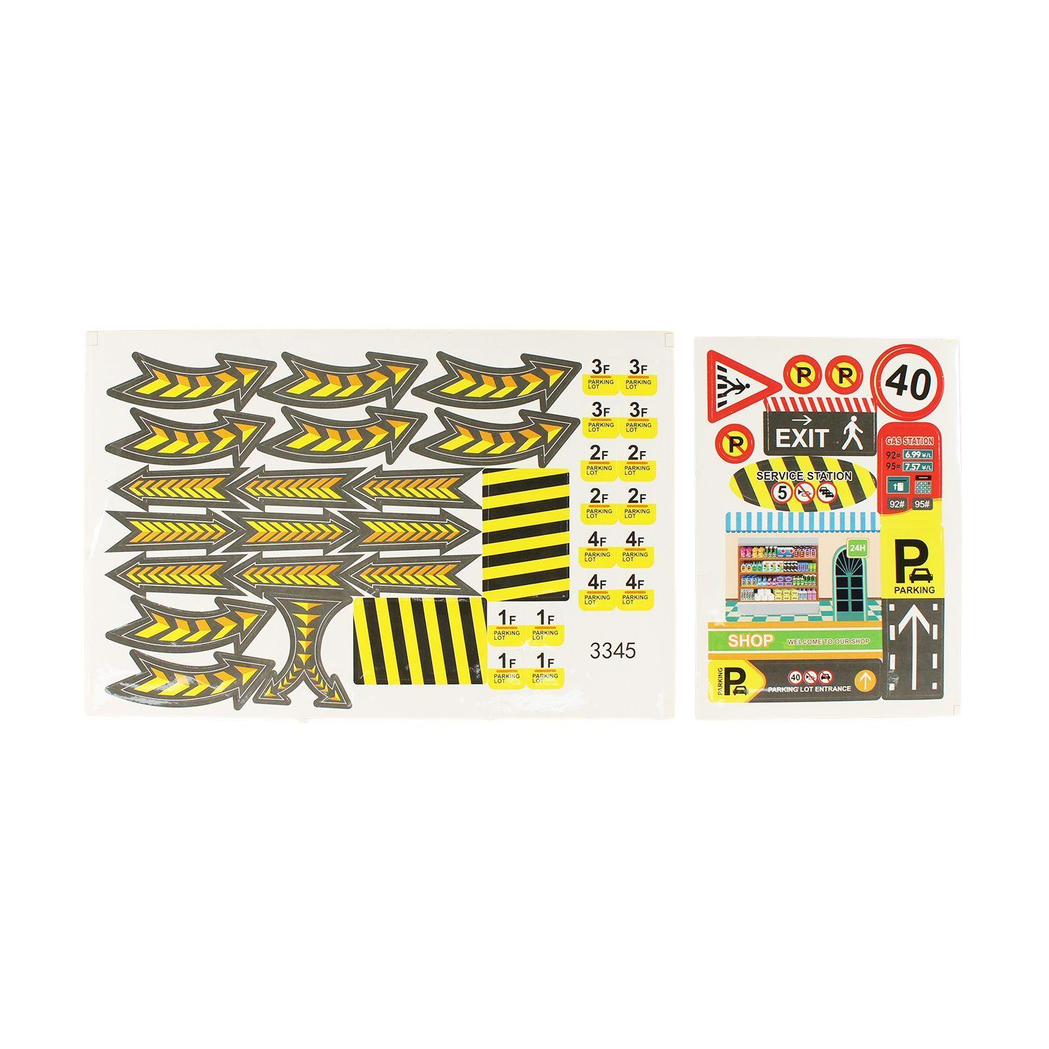 Set Armable Pista Autos 3 Niveles Garaje de Policía DBG1703-6