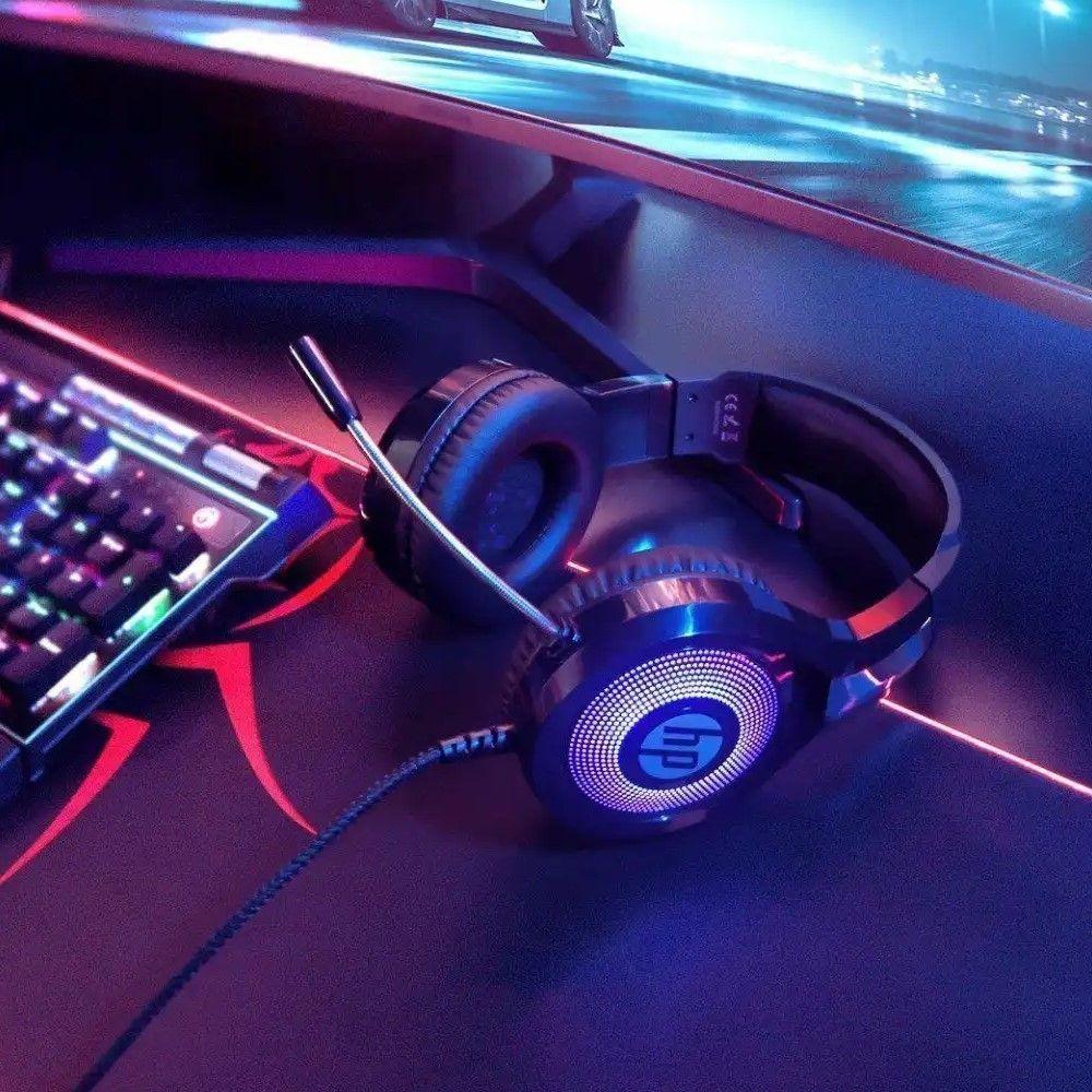 Audifonos Gamer HP DHE-8010 On Ear Jack 3,5mm-4