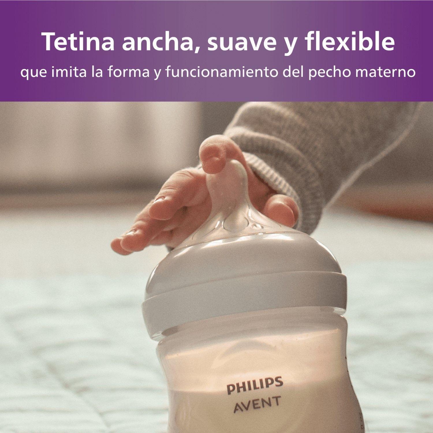 Pack 2 Tetinas Natural 4.0 Avent Flujo Rápido 3m+-4