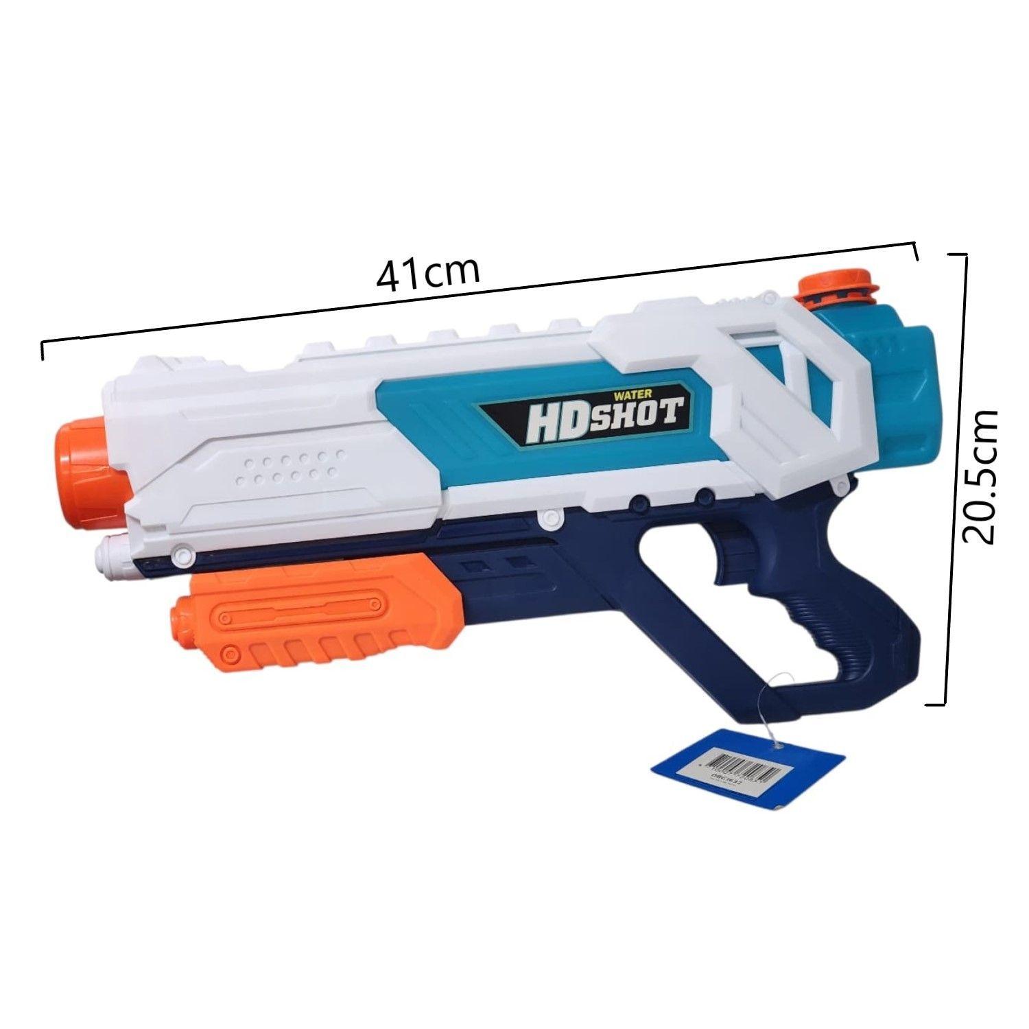 Juguete Pistola Lanza Agua 4 Chorros Tanque 890ml DBG1632-4